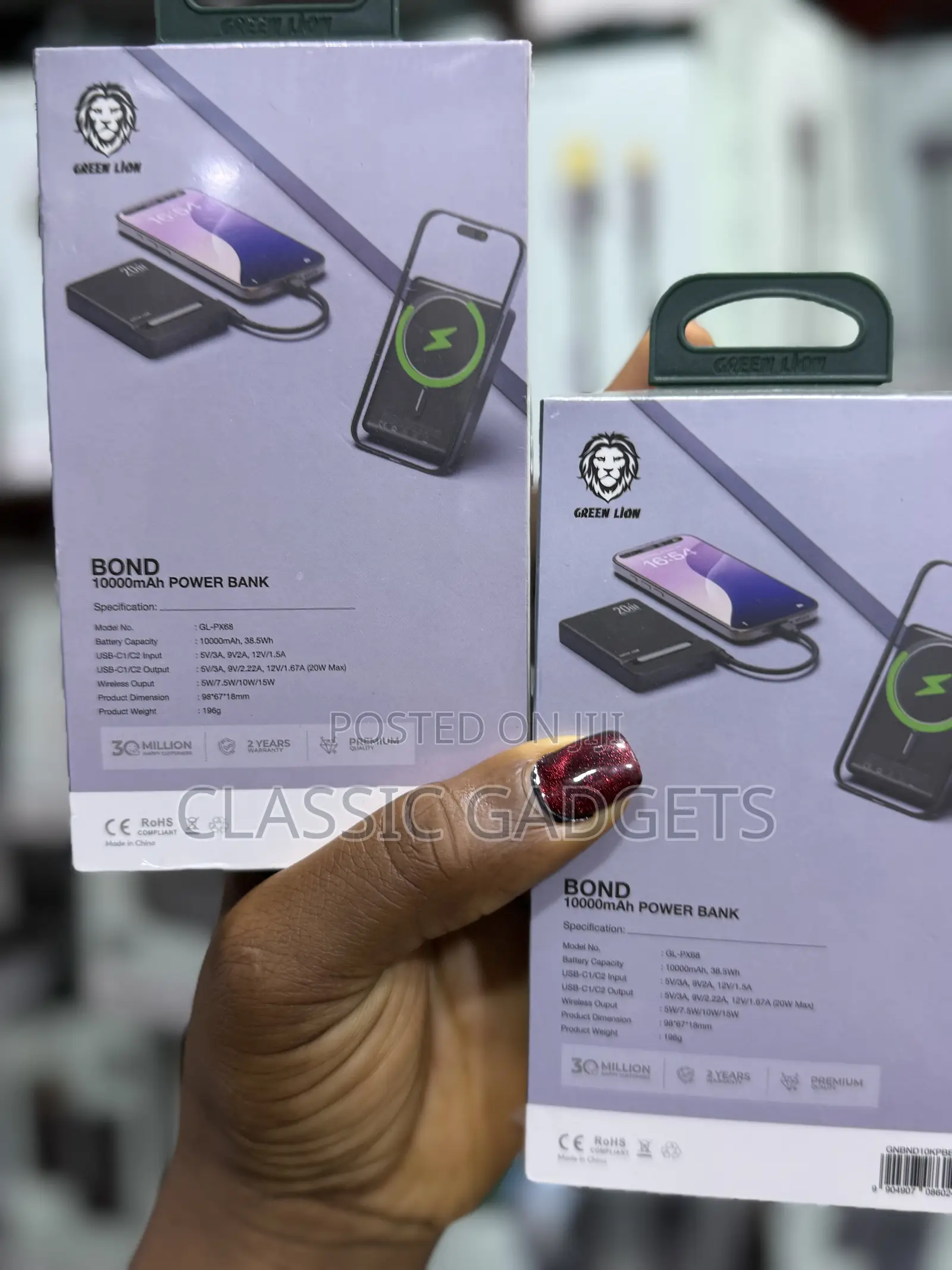Green Lion Bond 10000 Power Bank -
