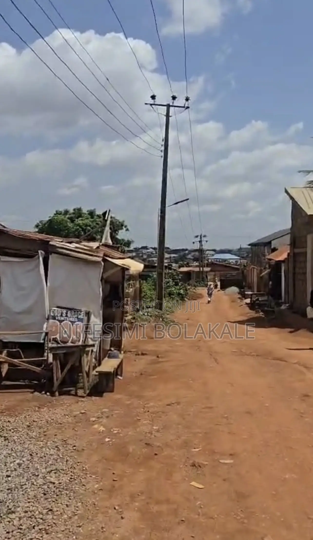 A Plot Of Land With Borehole, Fenced At Idi-ishin Quarters Elewuro