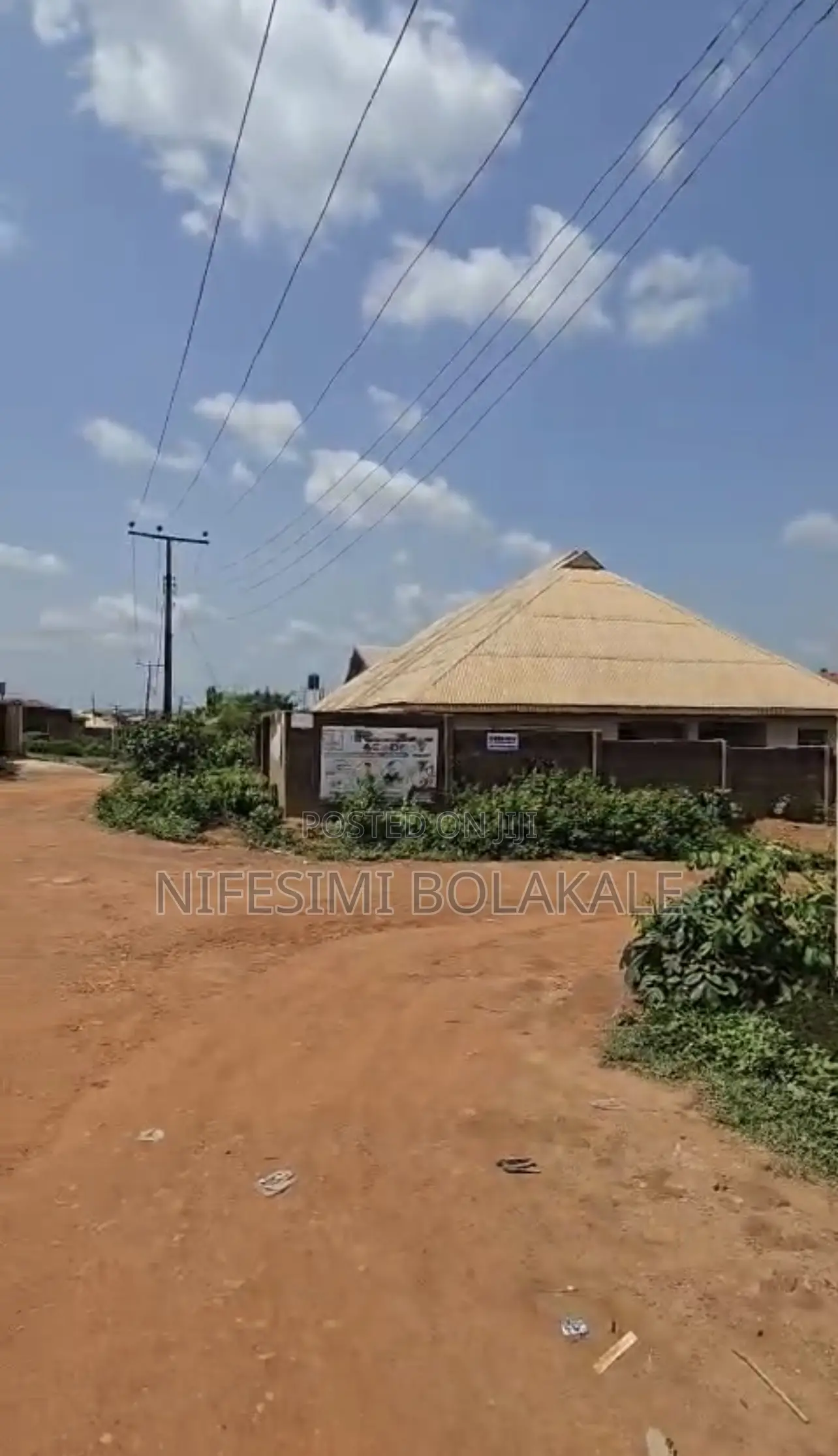 A Plot Of Land With Borehole, Fenced At Idi-ishin Quarters Elewuro
