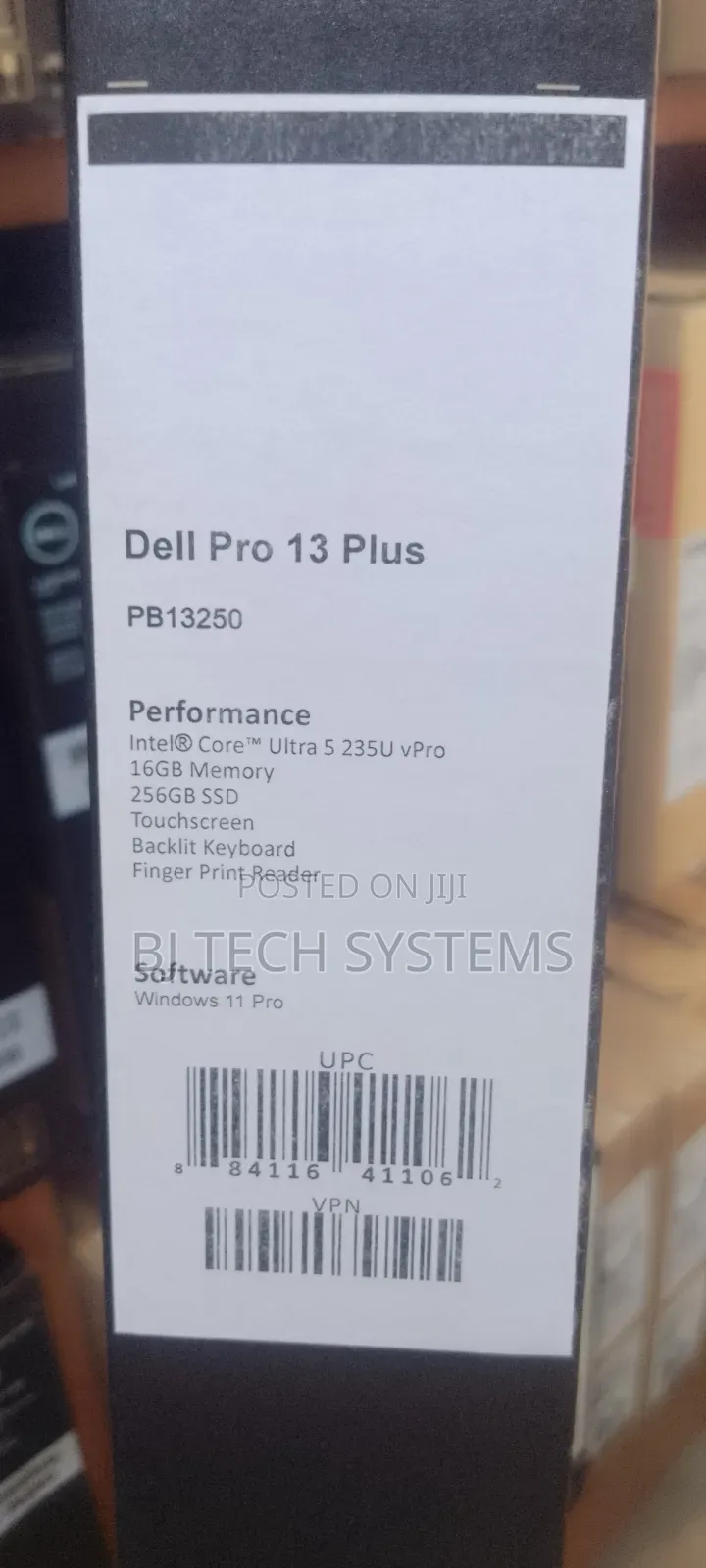 New Laptop Dell Pro Plus 13 16GB Intel Core Ultra 5 SSD 256GB
