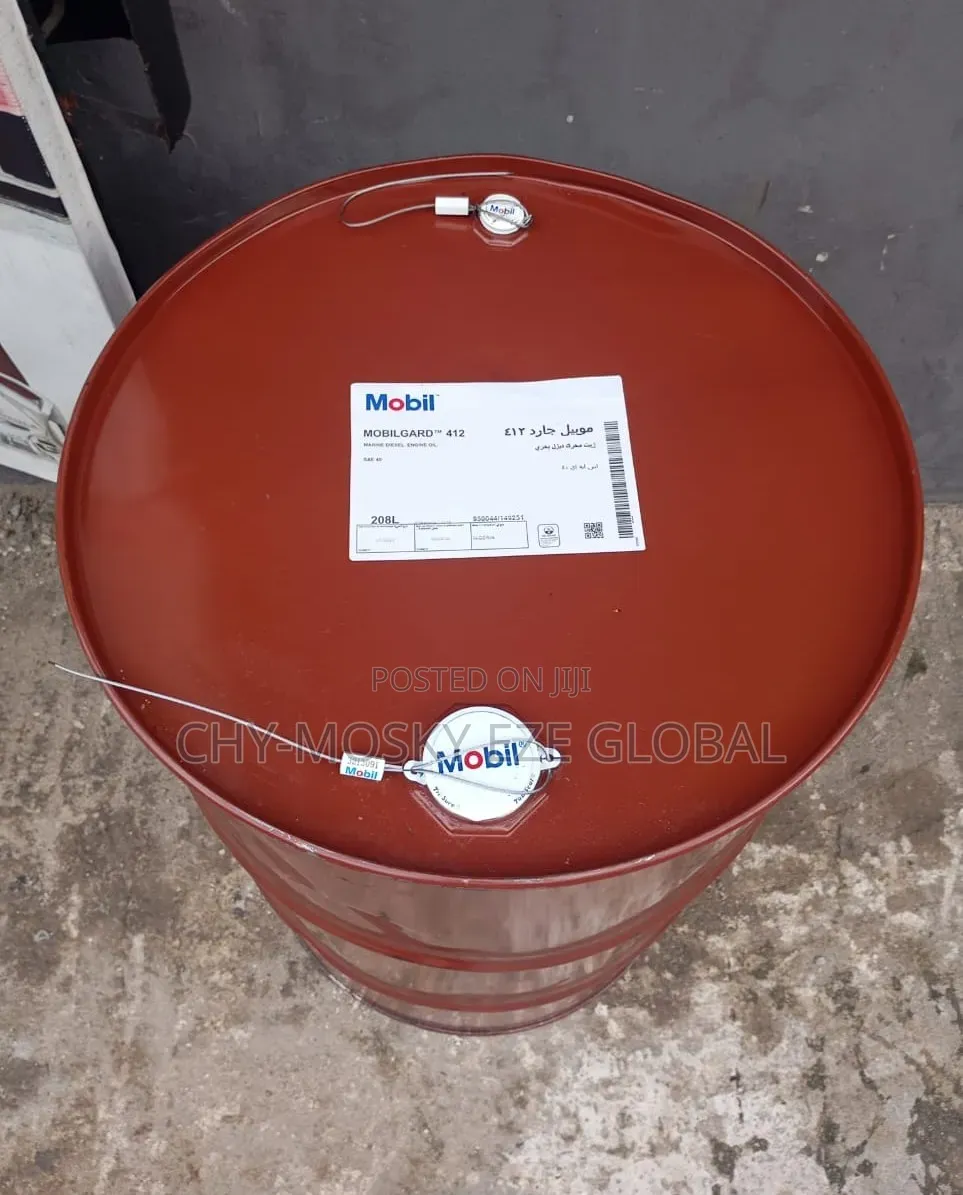 Mobil Mobilgard 412 Sae 40 Marine Diesel Engine Oil (208ltr/Drum)
