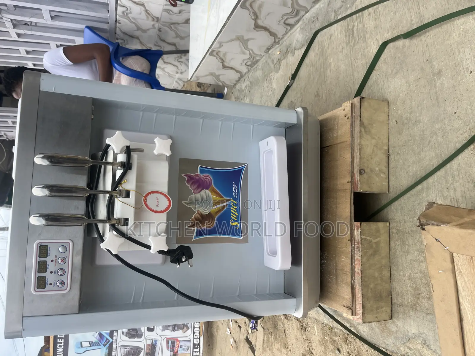 Industrial Stainless Ice Cream Machine