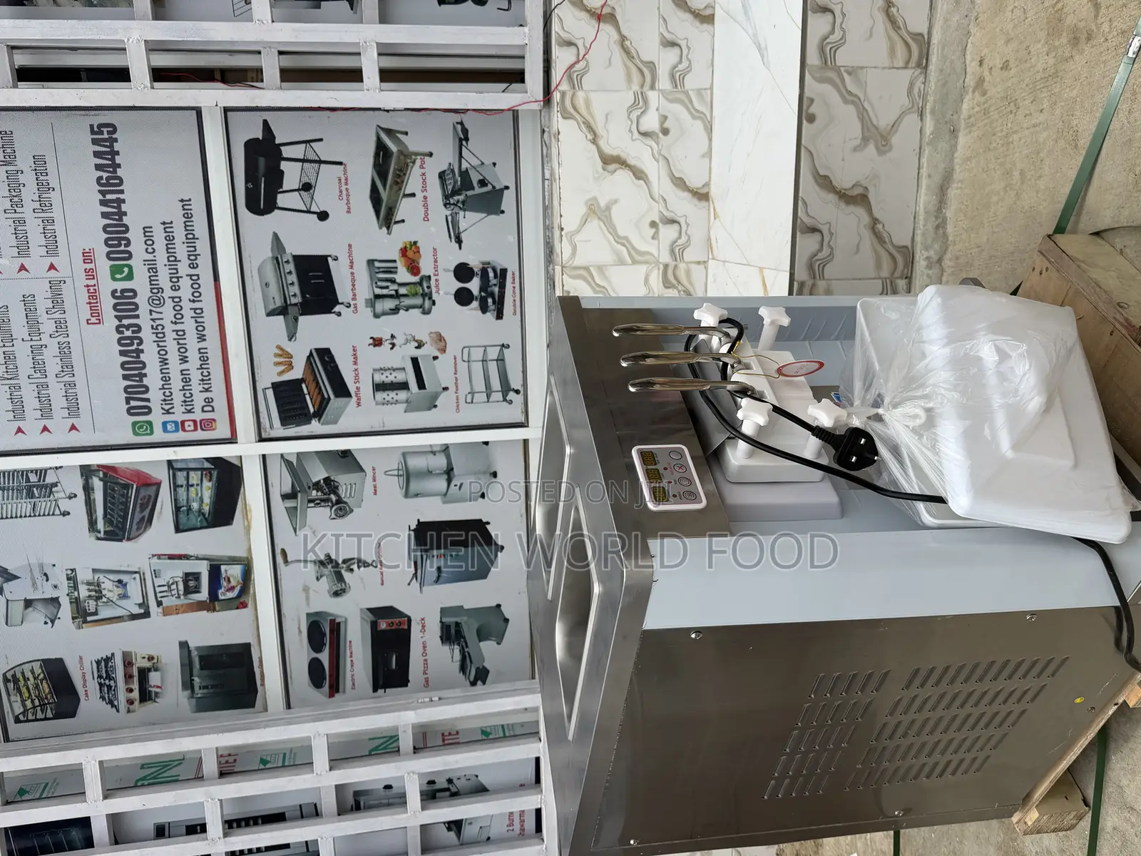 Industrial Stainless Ice Cream Machine