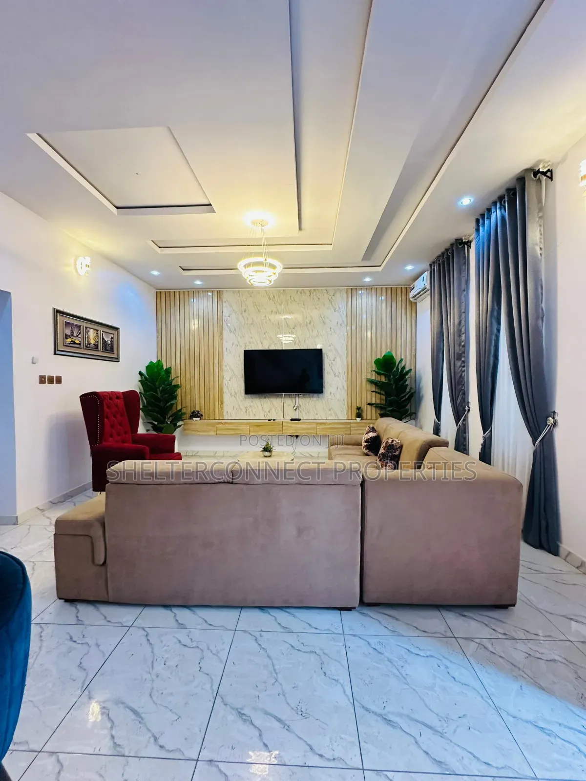 Furnished 4bdrm Duplex in Thomas Estate for rent
