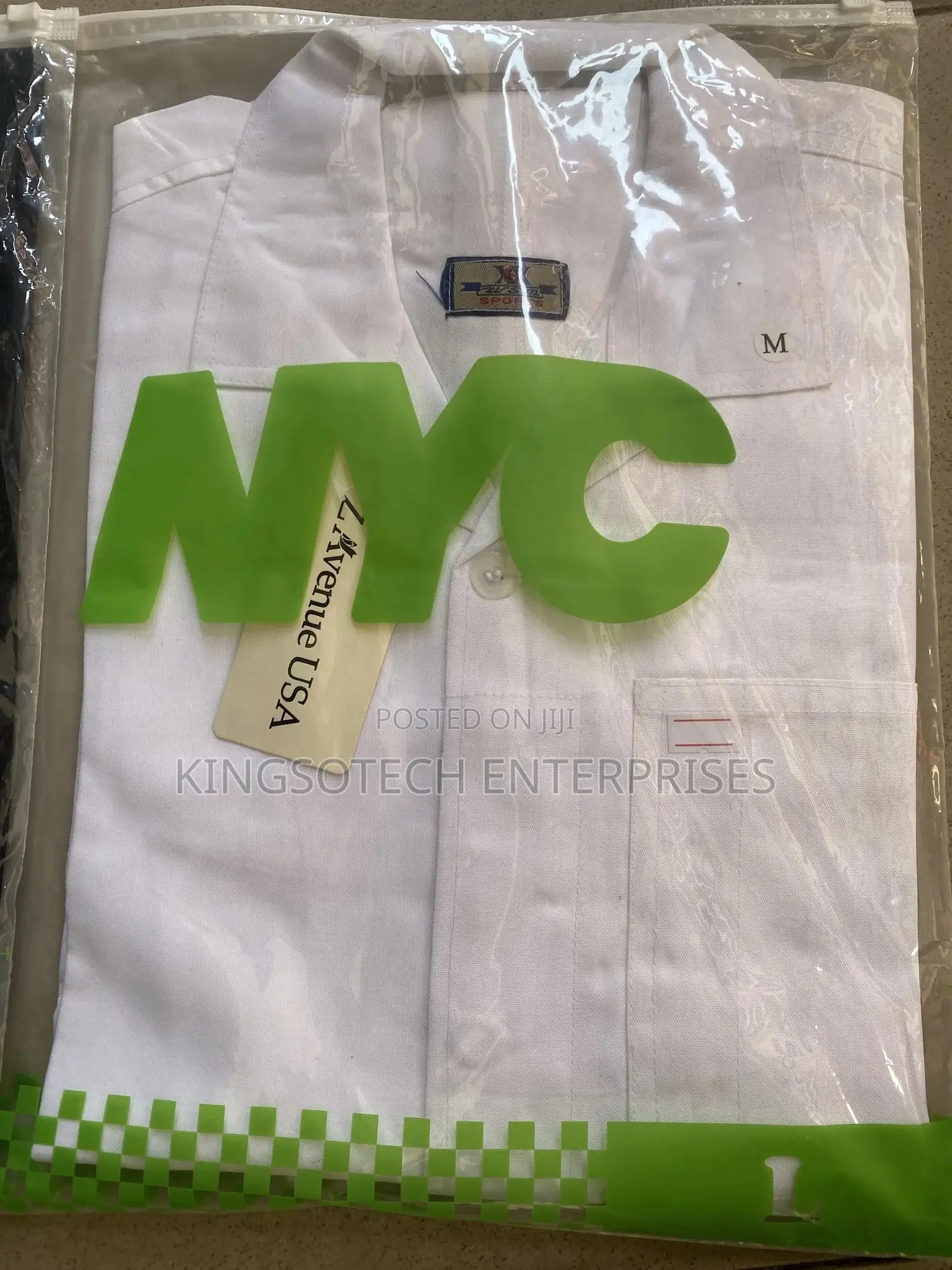 Lab Coat White and Blue Colors Available