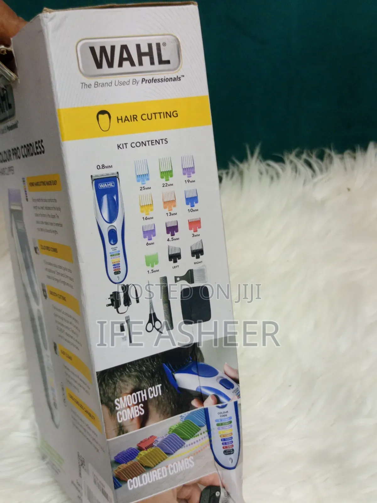 U.K Used Wahl Colour Pro Cordless Hair Clipper - No Charger