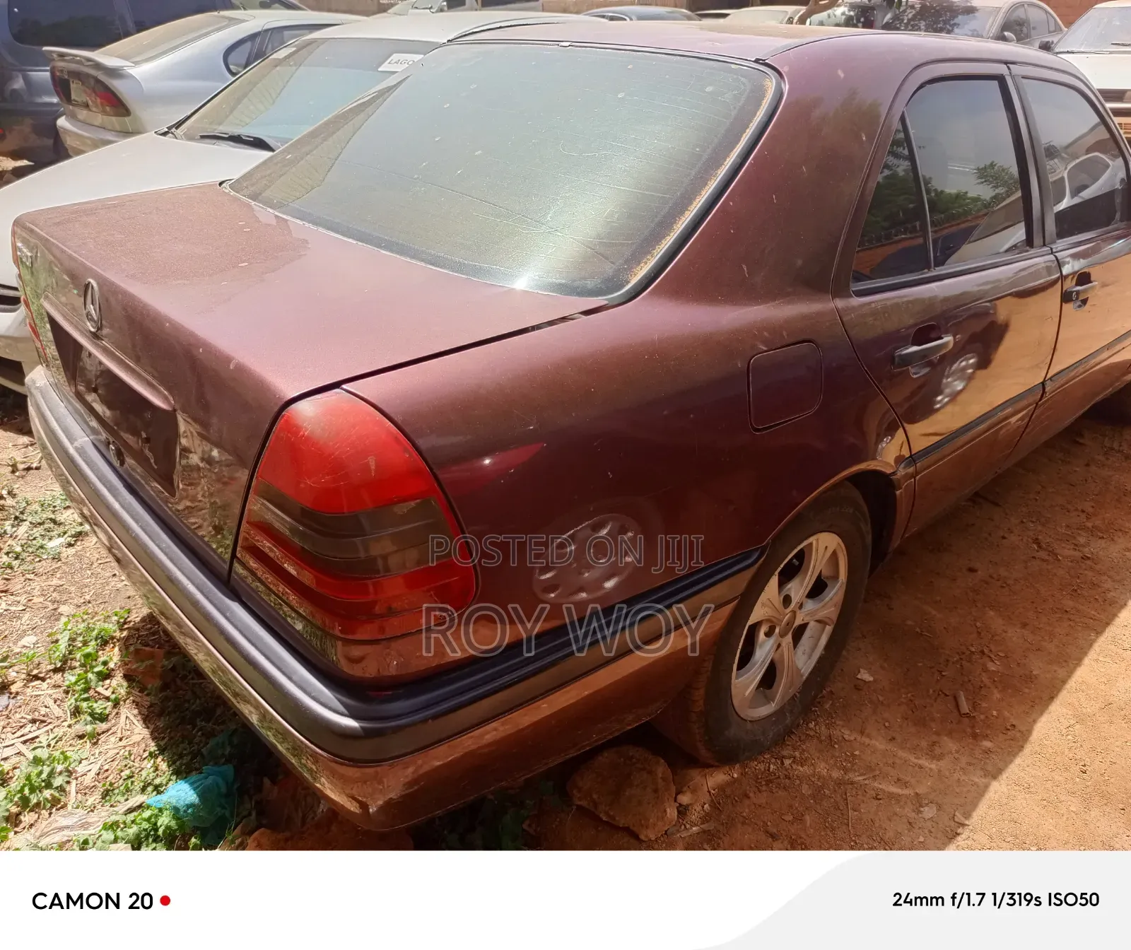 Mercedes-Benz C180 2001 Maroon