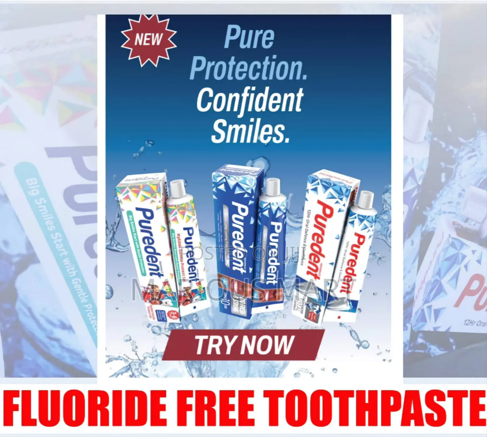 Puredent Non-Fluoride Toothpaste