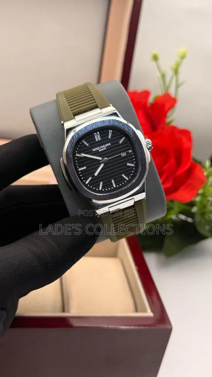 Premium Quality Patek Rubber Wristwatch