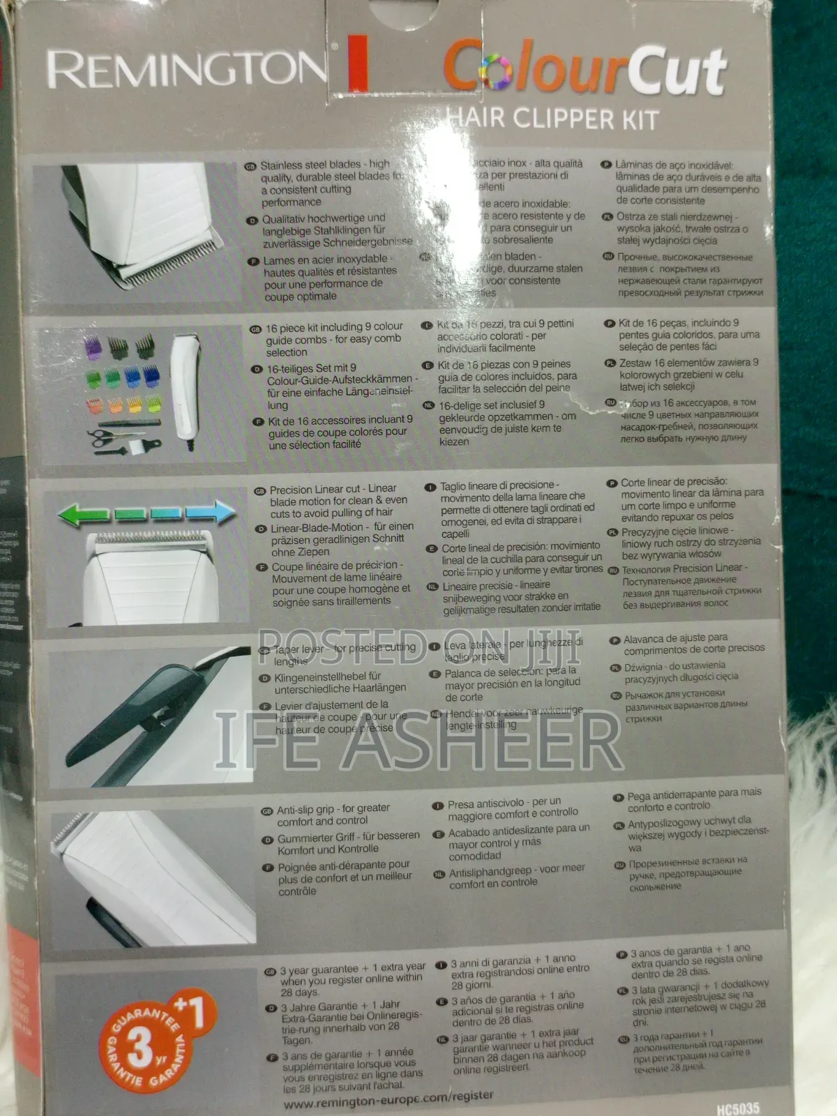 Brand New Remington Colour Cut Hair Clipper