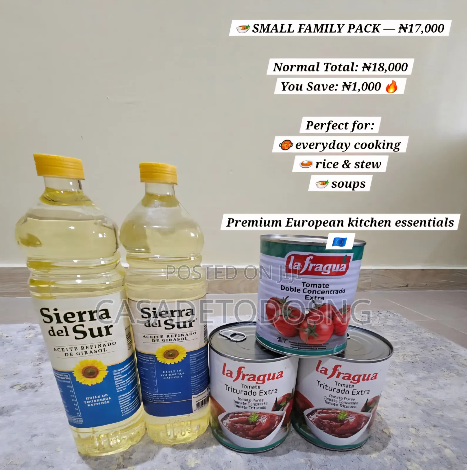 Tomatoes Cooking Oil 'Small Family Pack'