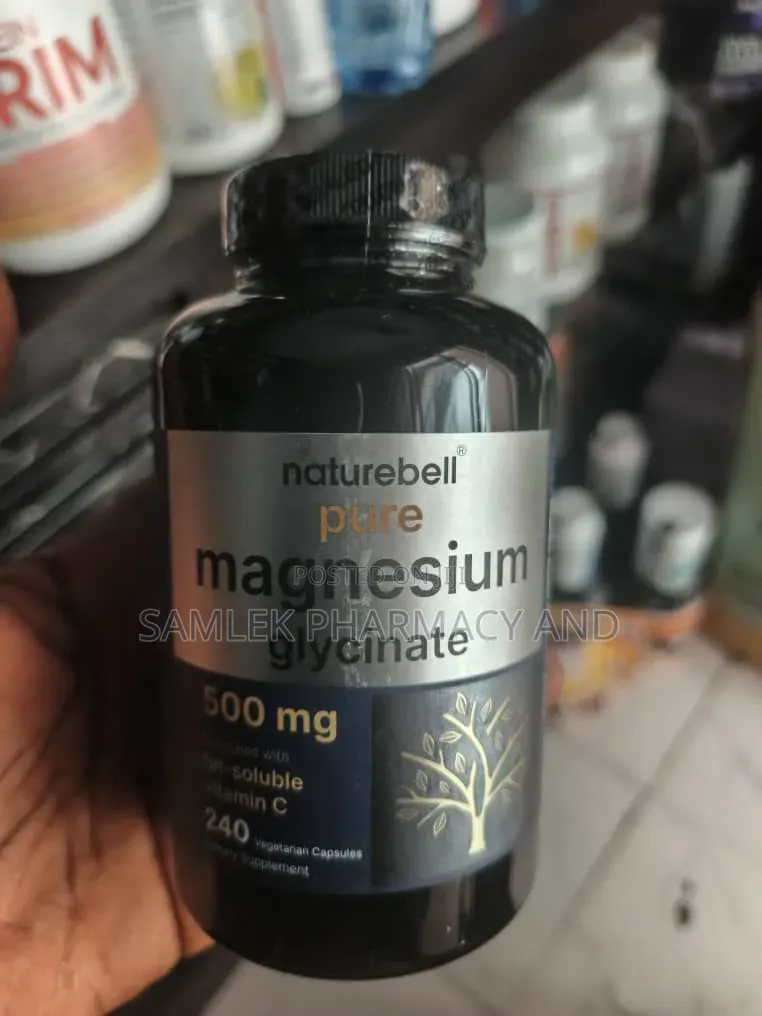 Nature Bell Magnesium Glycinate Caps 500mg | 240 Count