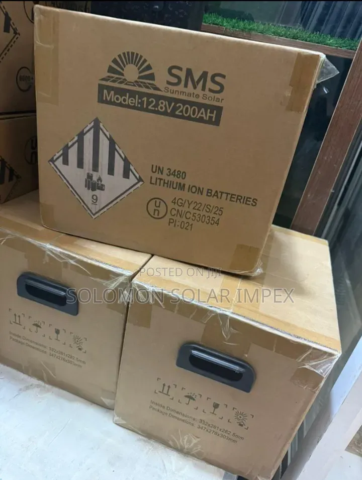 SMS Dry Cell Battery 200ah 12.8v