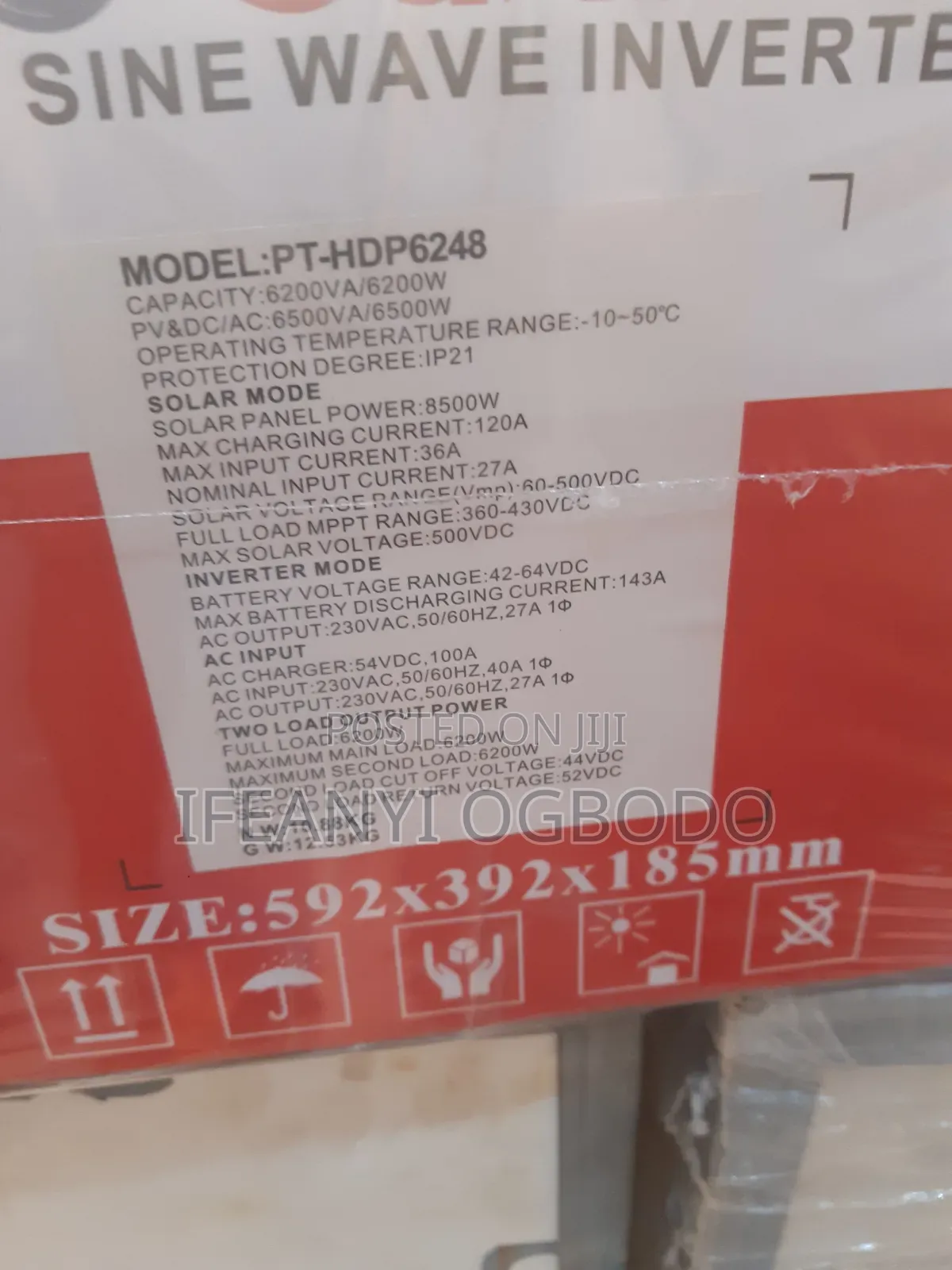 Sunfit Solar Inverter 6.2kva 48v Hybrid