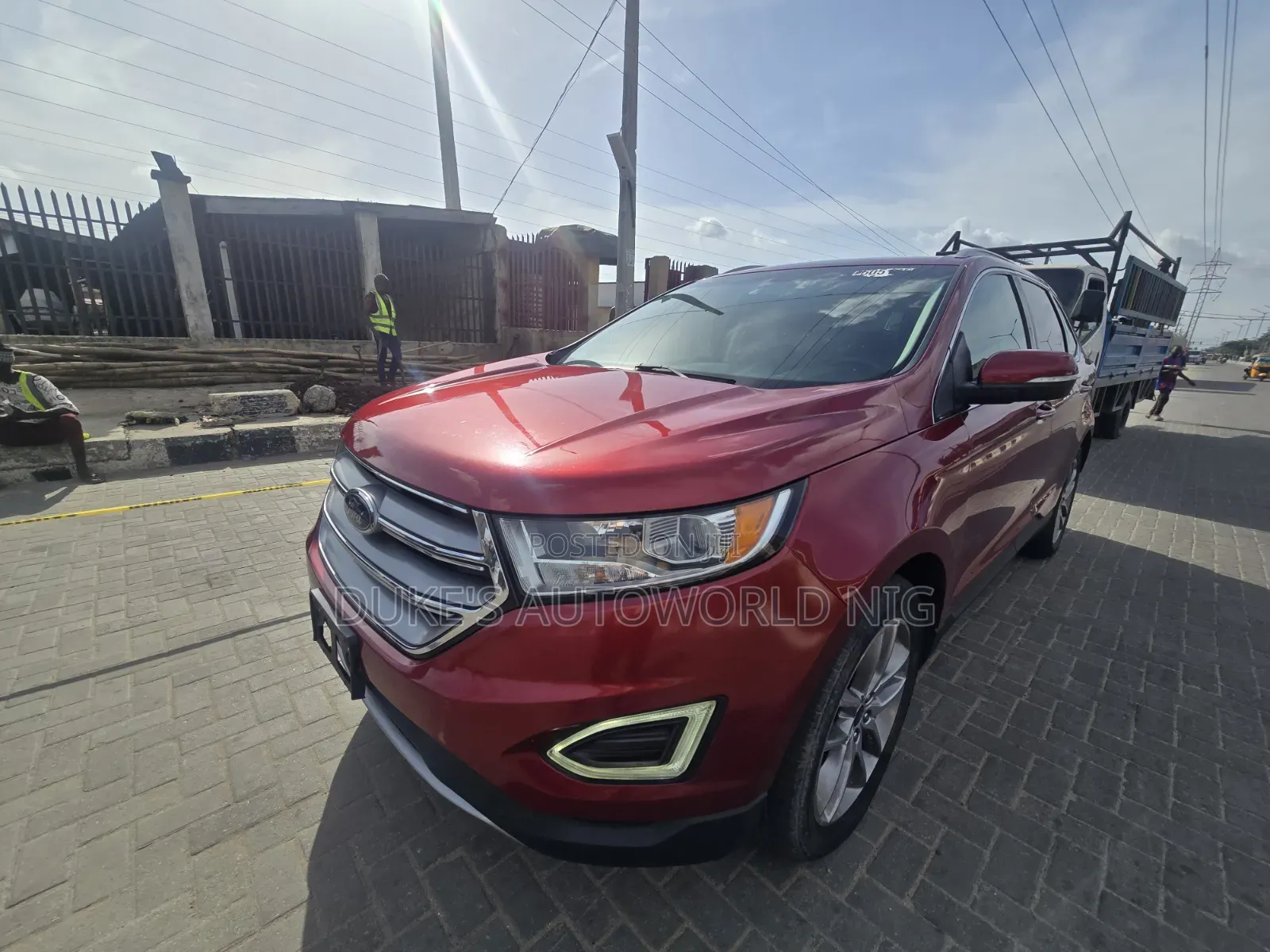 Ford Edge 2015 Red