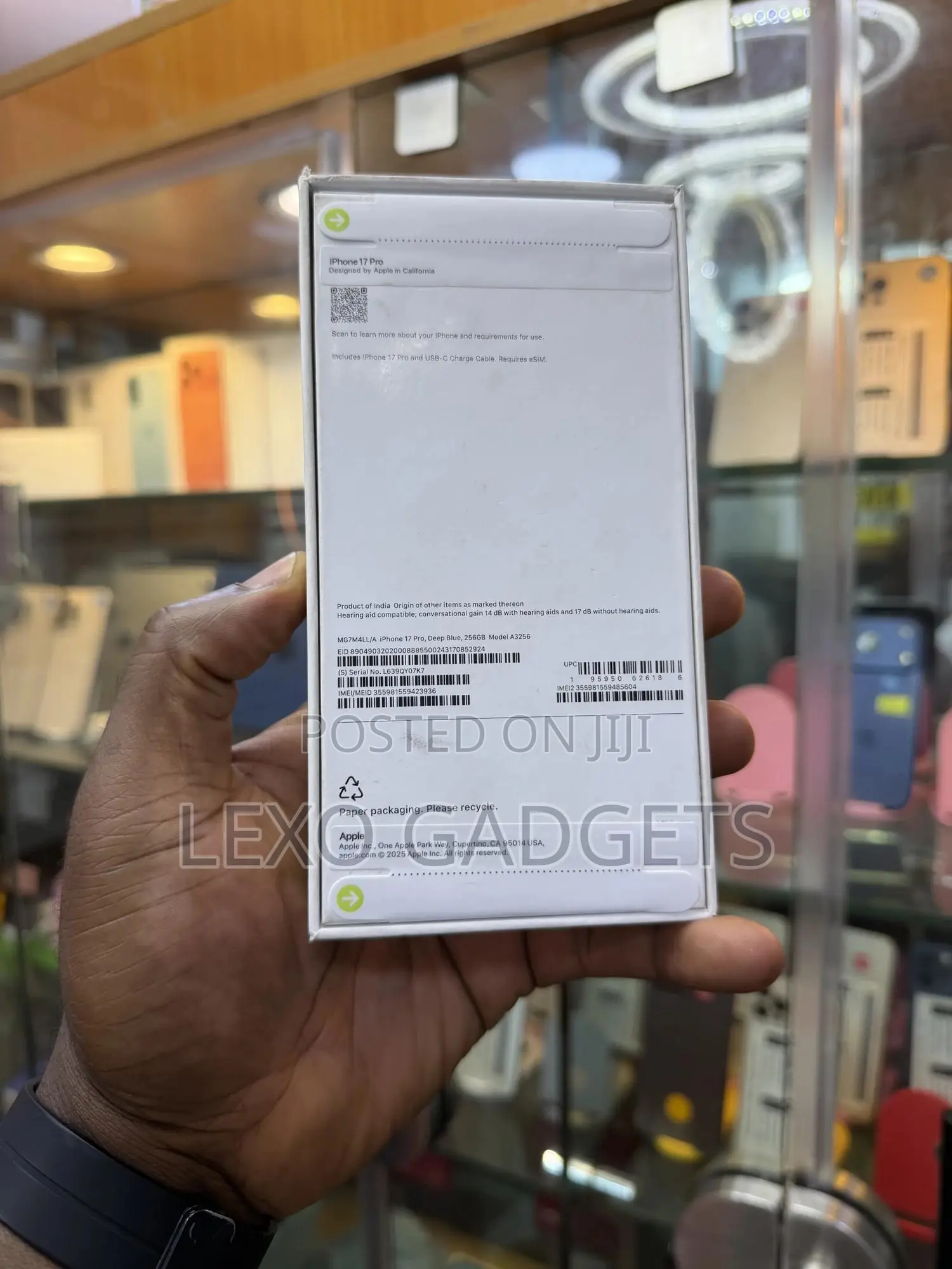 New Apple iPhone 17 Pro 256 GB Blue