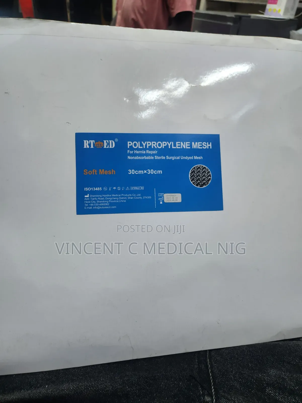 Surgical Mesh Polymesh Polypropylene 30cmx30cm