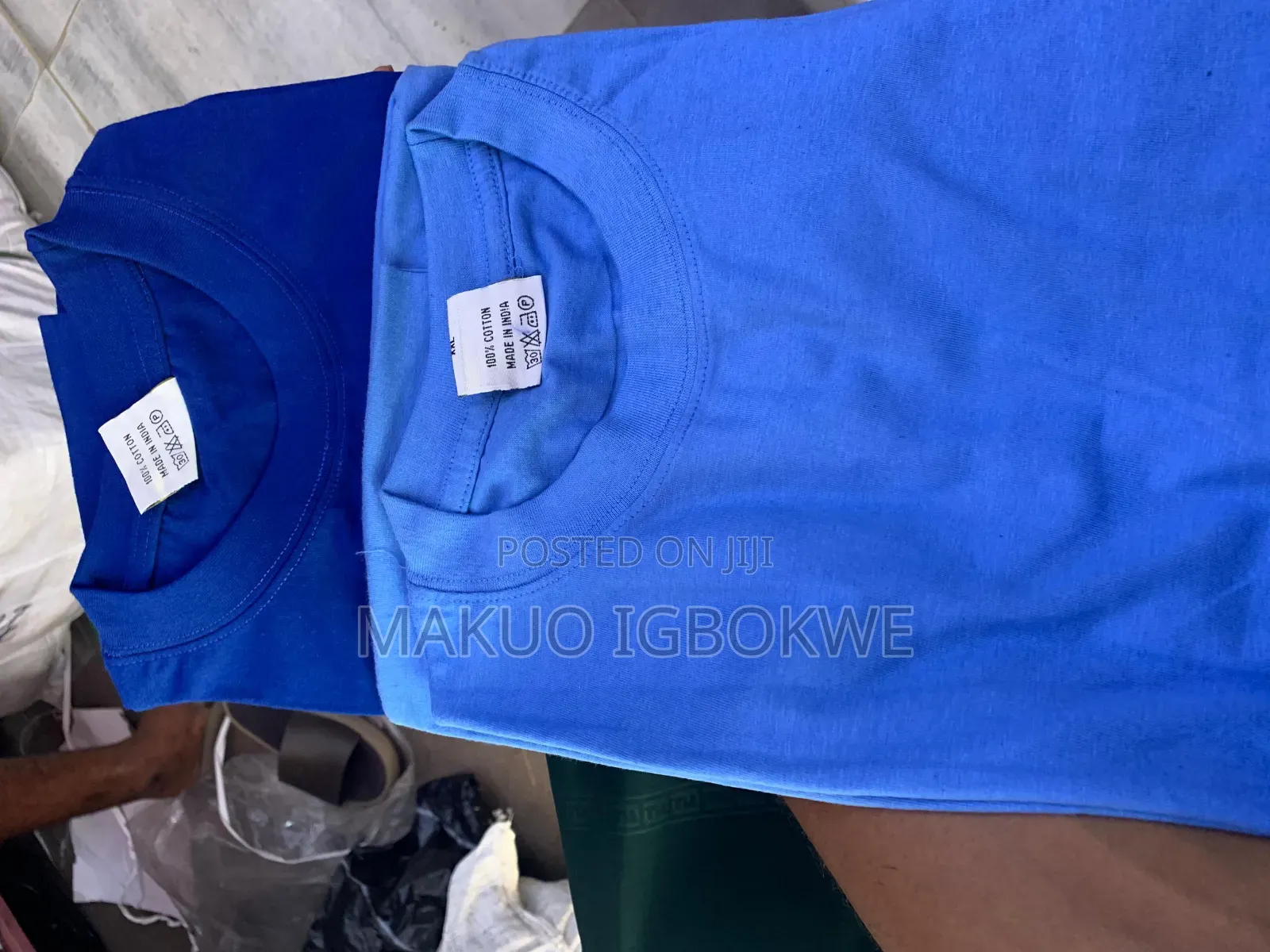 Plain Polo T Shirts Without Collar 100% Cotton Wholesale