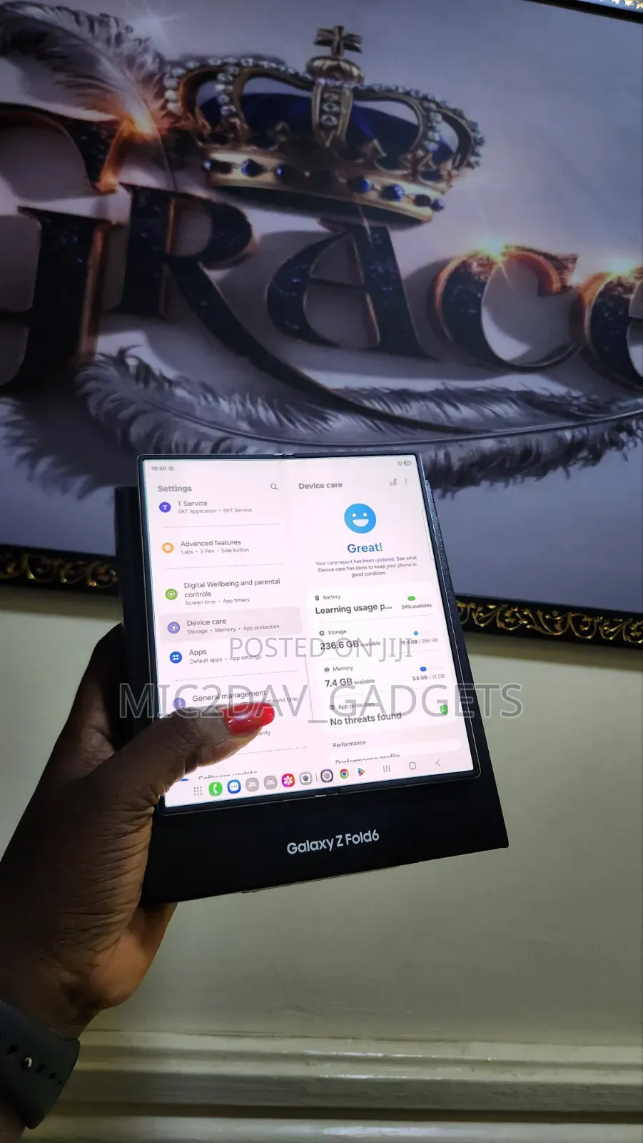 Samsung Galaxy Z Fold6 256 GB Silver