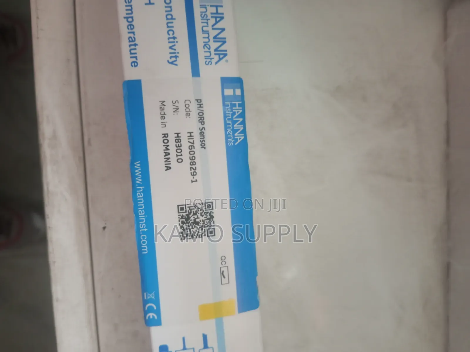 Ph/Orp Sensor For Hanna Hi9829 Multiparameter Port.Meter. Hi-1
