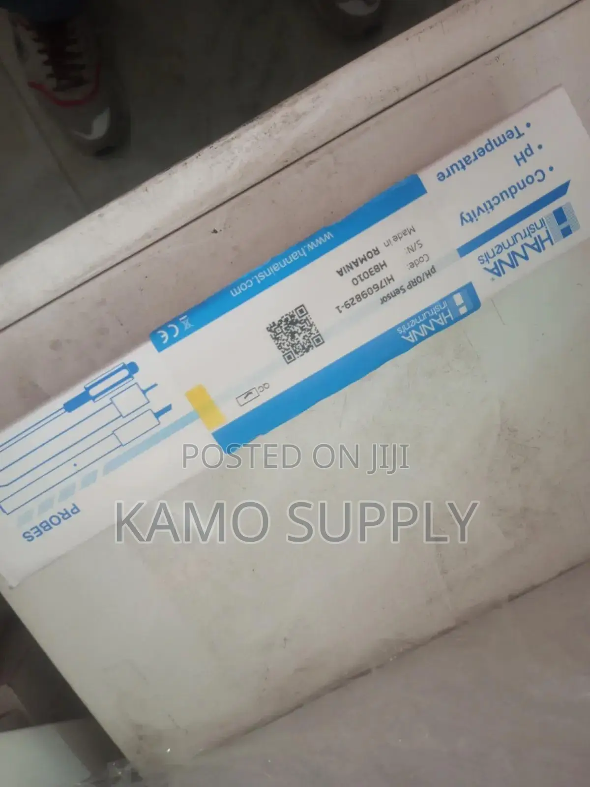 Ph/Orp Sensor For Hanna Hi9829 Multiparameter Port.Meter. Hi-1