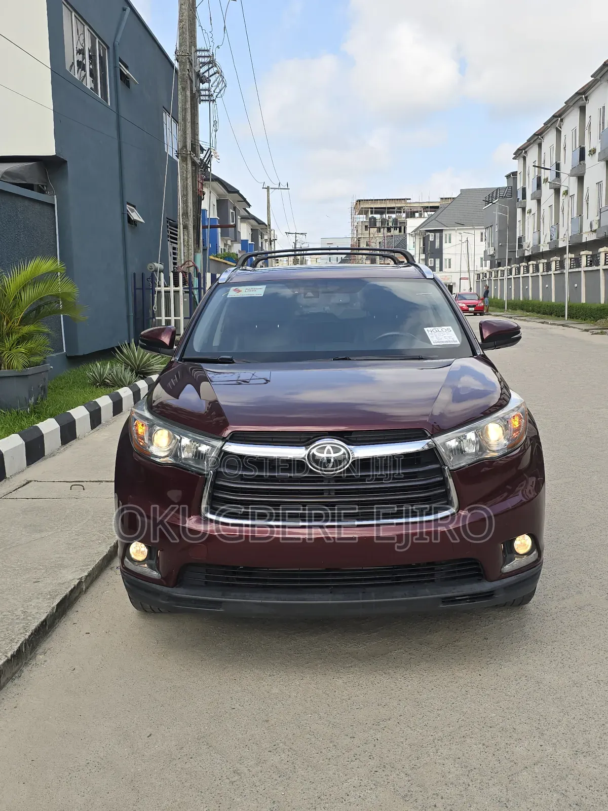 Toyota Highlander Limited V6 4x2 (3.5L 6cyl 6A) 2016 Burgundy