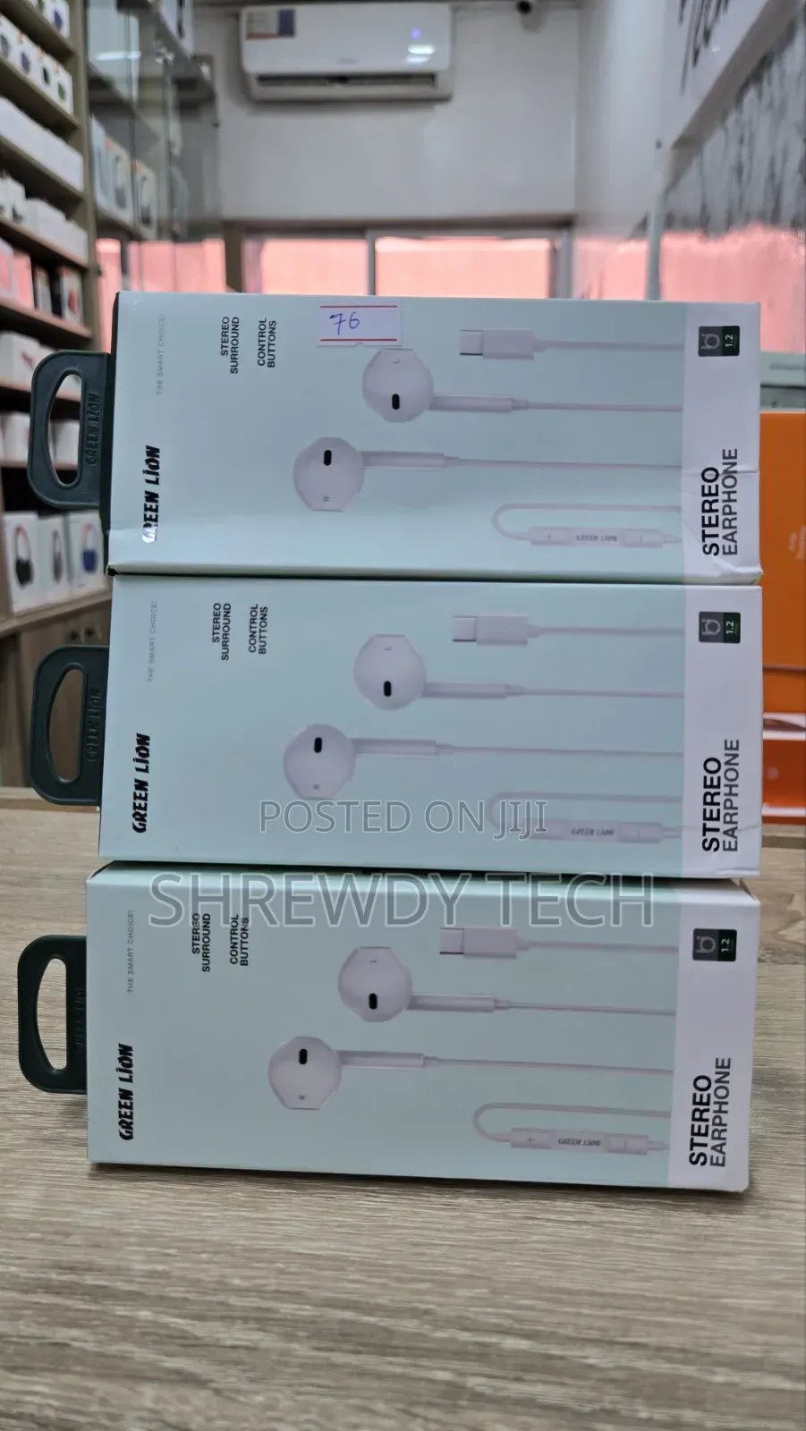 Green Lion Stereo Usb-C Earphones