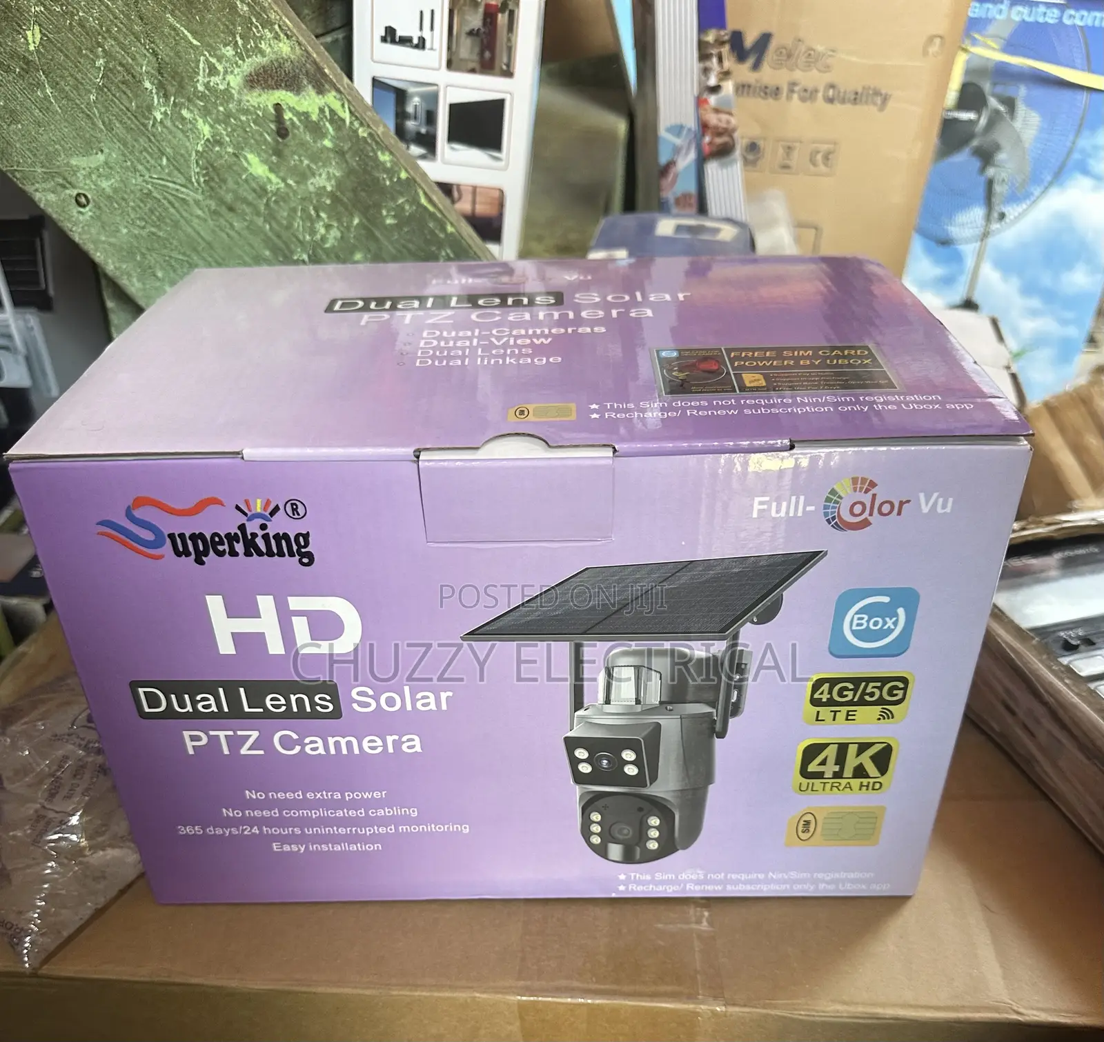 Dual Lens Solar PTZ Camera