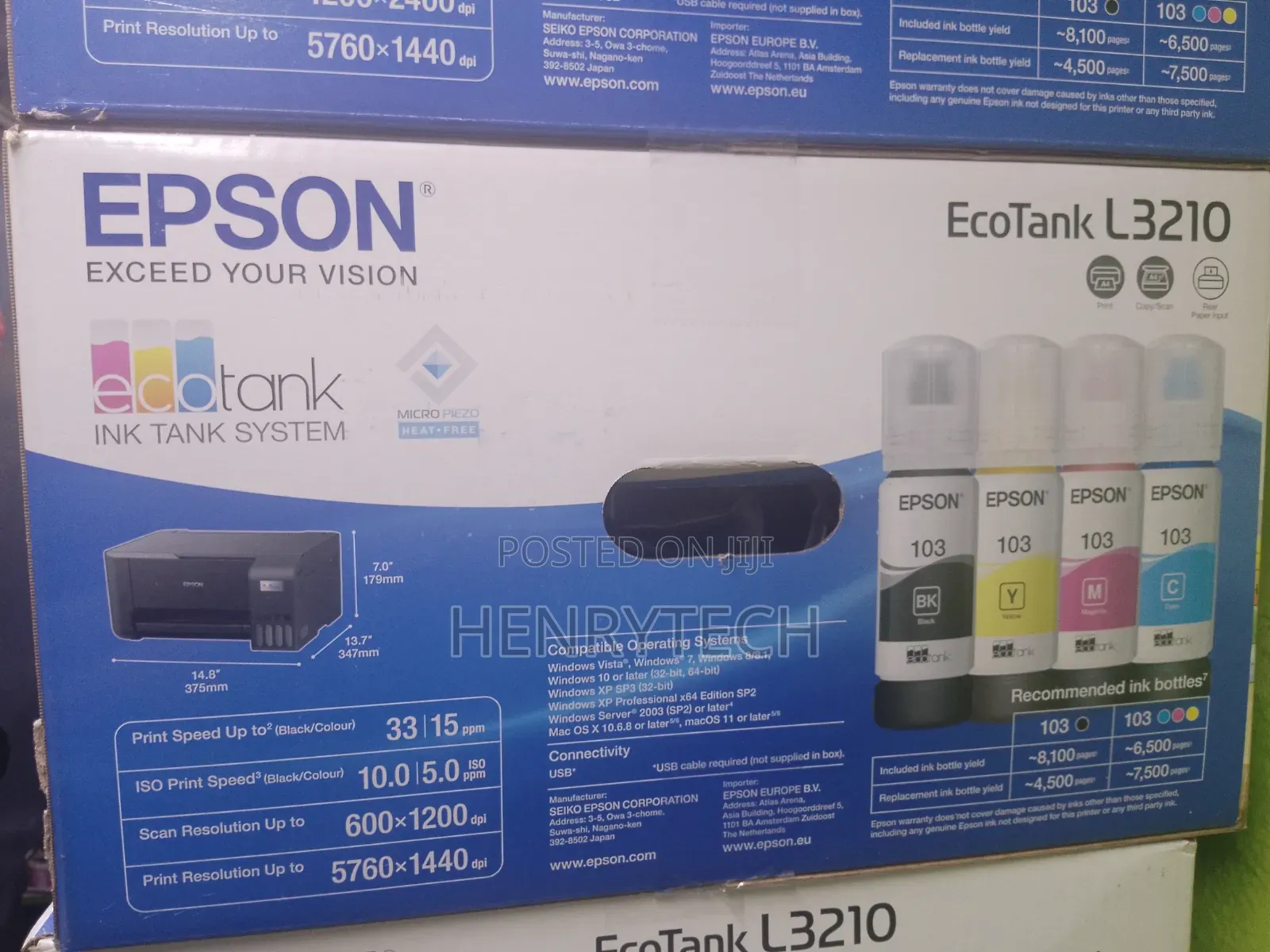 Epson Ecotank L3210
