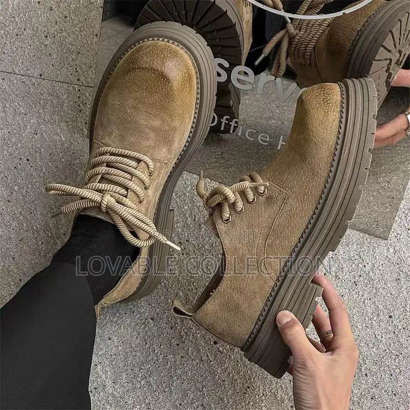 Trendy British Style ,Bulldozer Big Toe Urban Chunky Derby Shoes