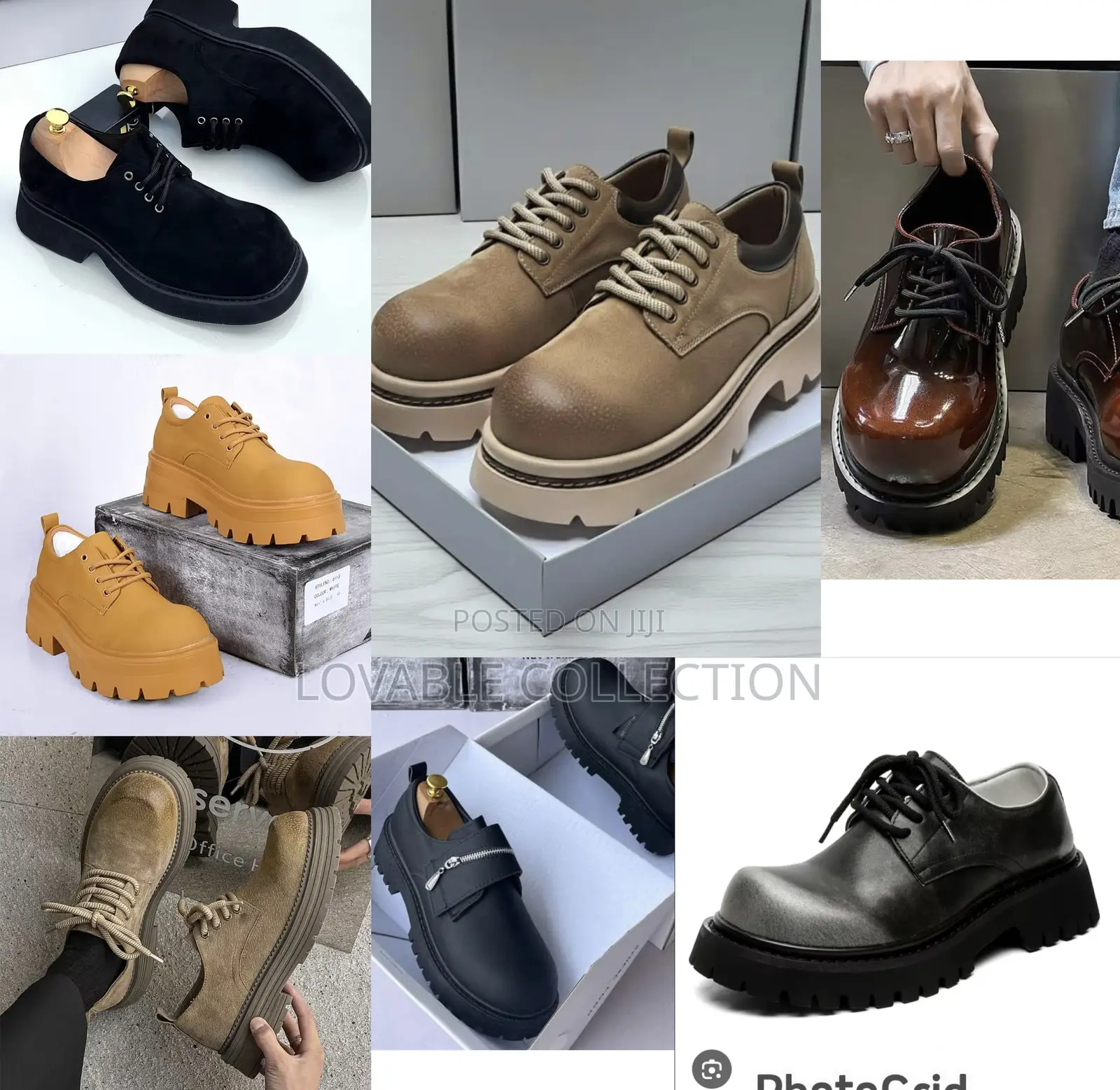 Trendy British Style ,Bulldozer Big Toe Urban Chunky Derby Shoes