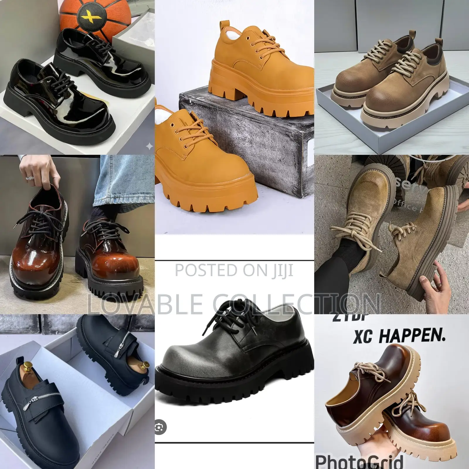Trendy British Style ,Bulldozer Big Toe Urban Chunky Derby Shoes