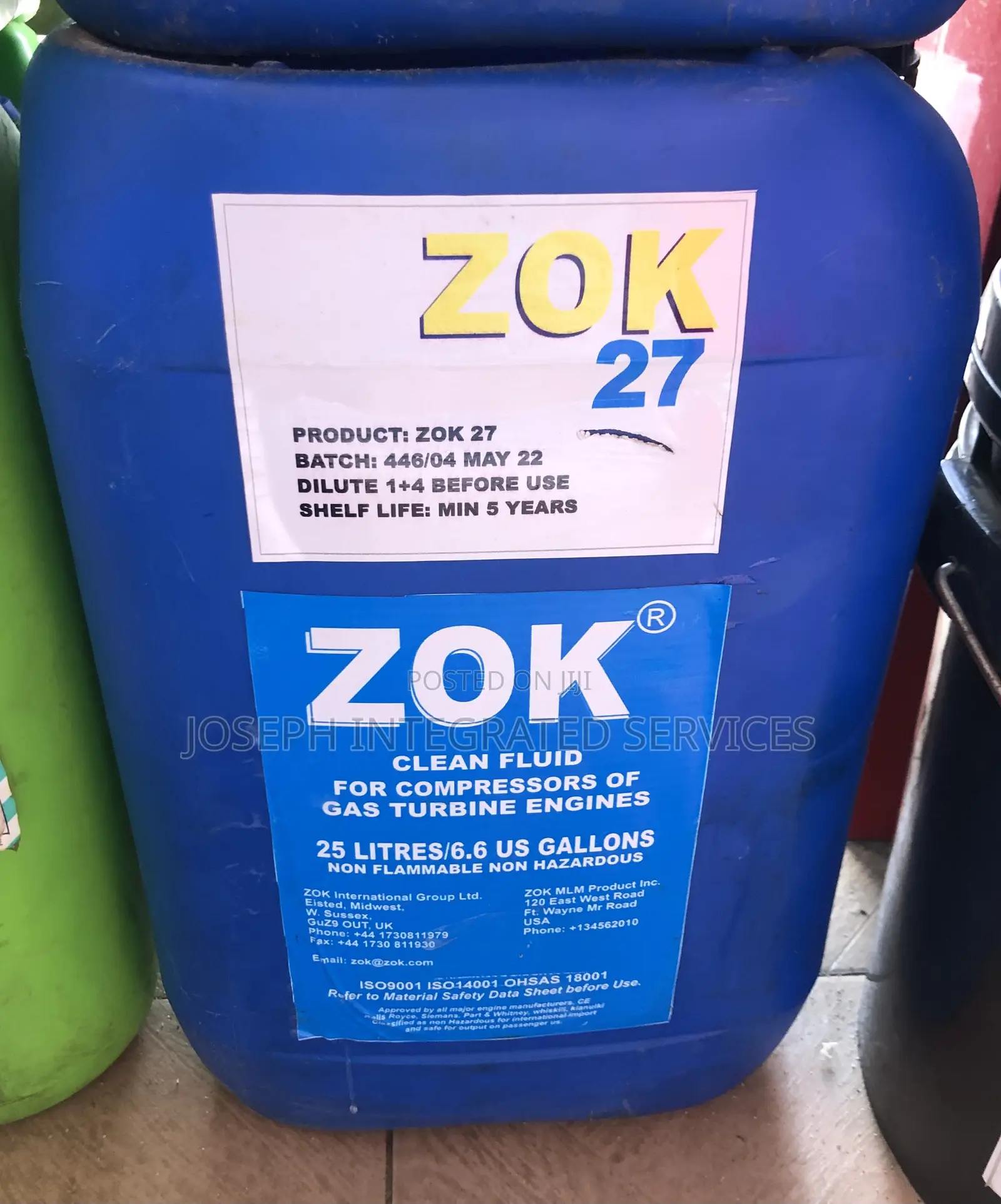 Zok 27 Cleaning Fluid