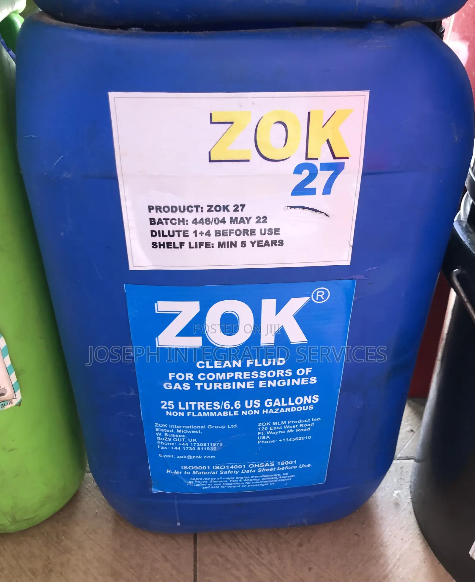 Zok 27 Cleaning Fluid