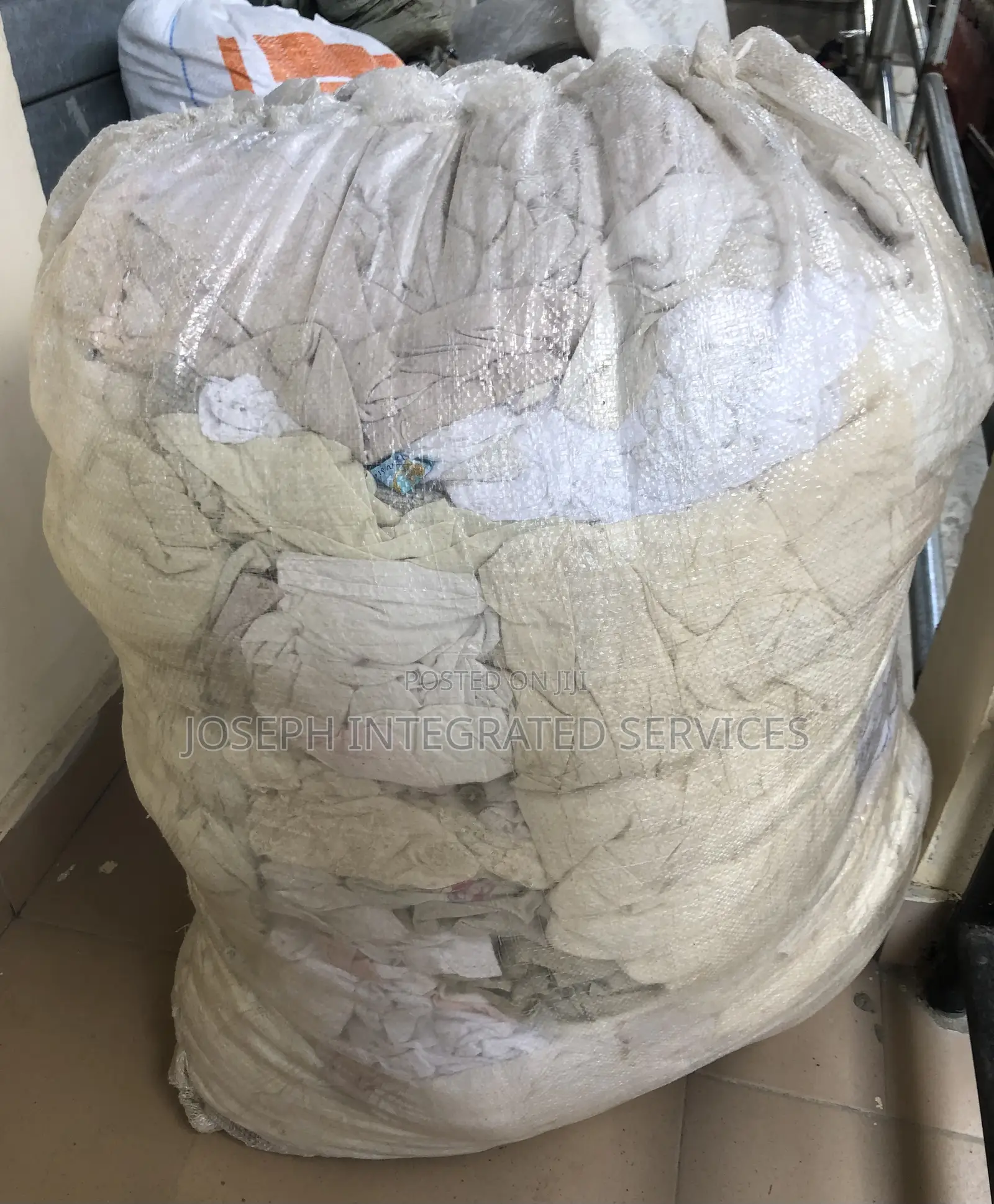 Industrial White Cotton Cleaning Rags 50kg