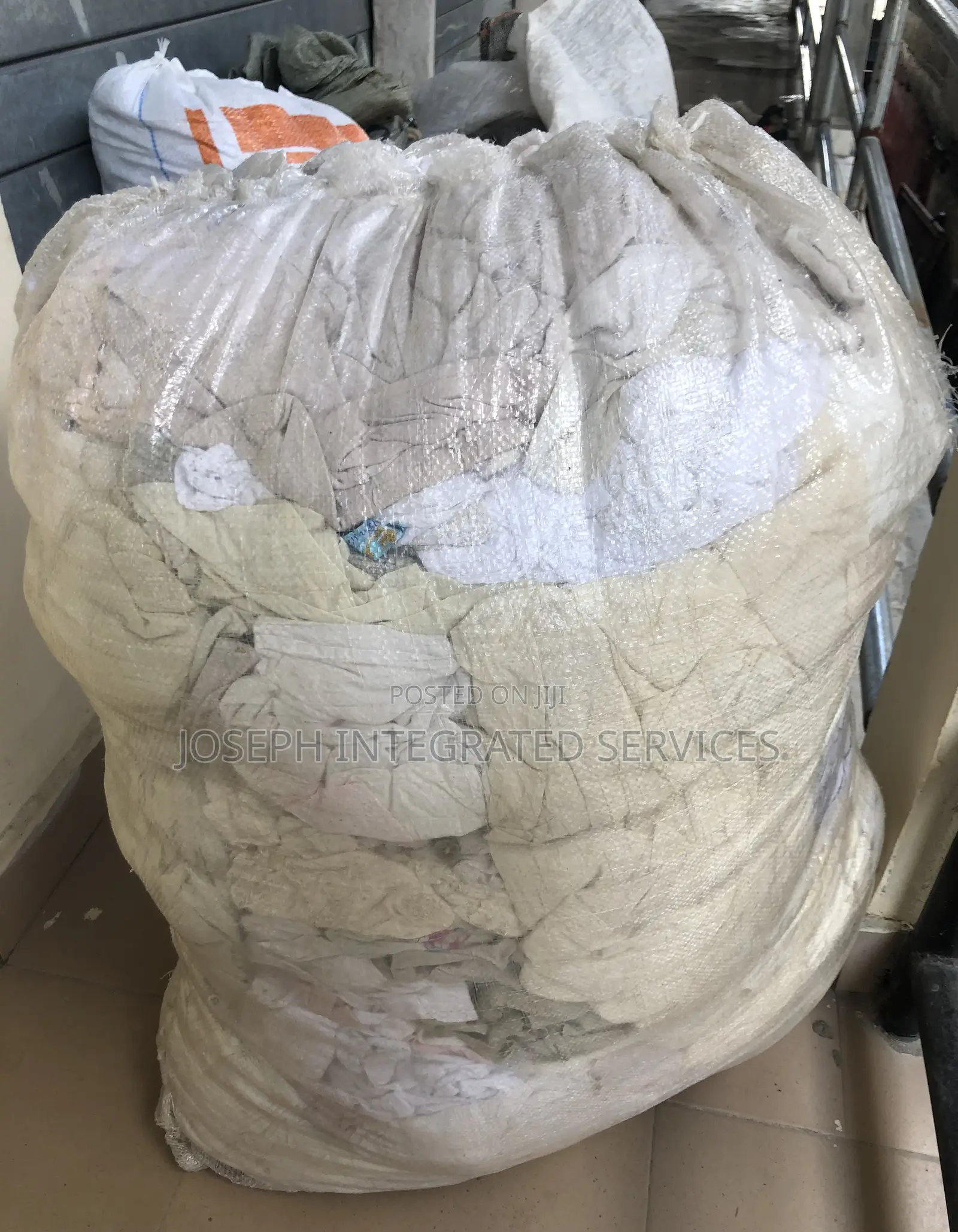 Industrial White Cotton Cleaning Rags 50kg