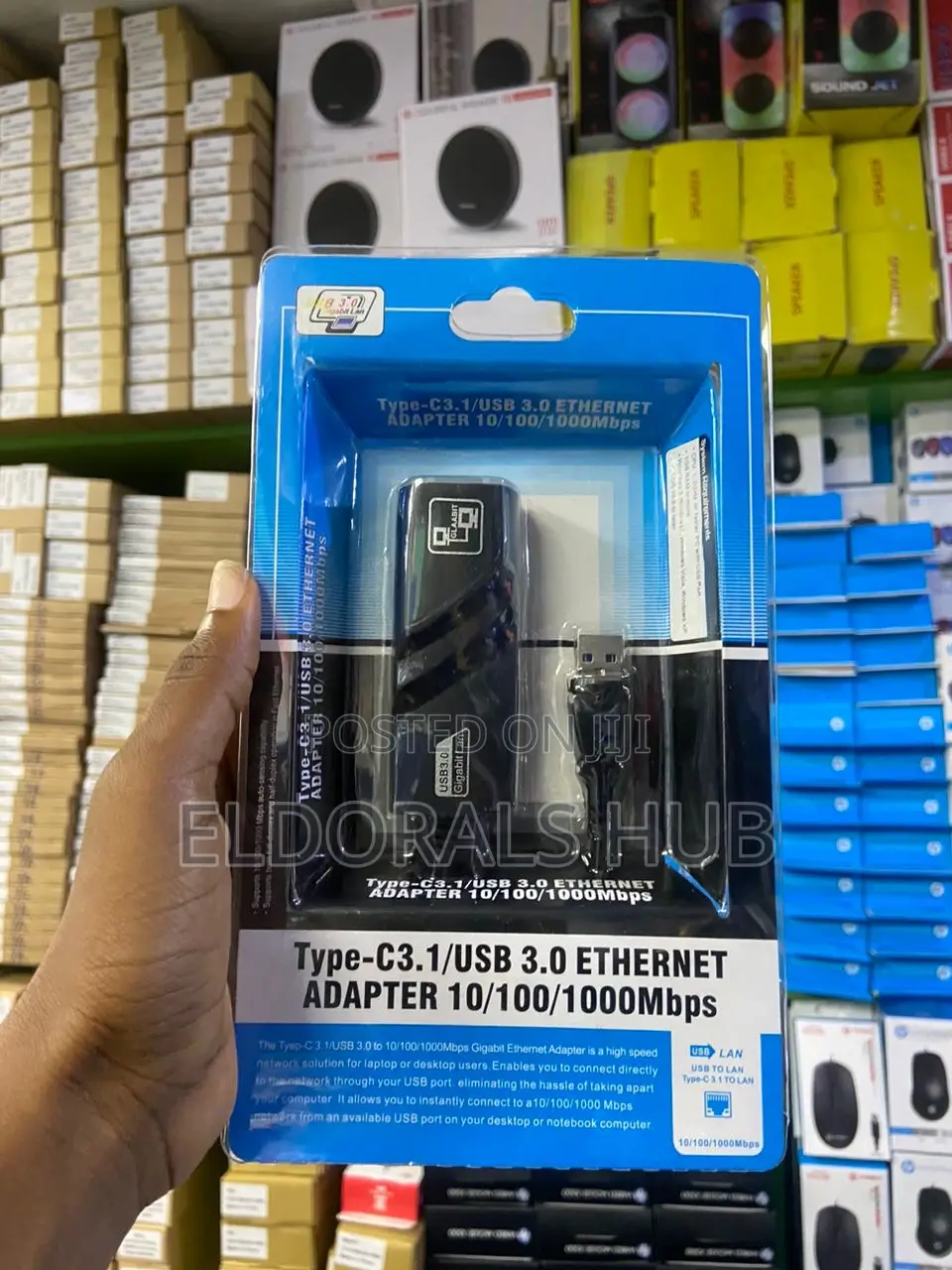 Usb 3.0 Type-C Gigabit Ethernet Adapter 10/100/1000mbps Lan Converter