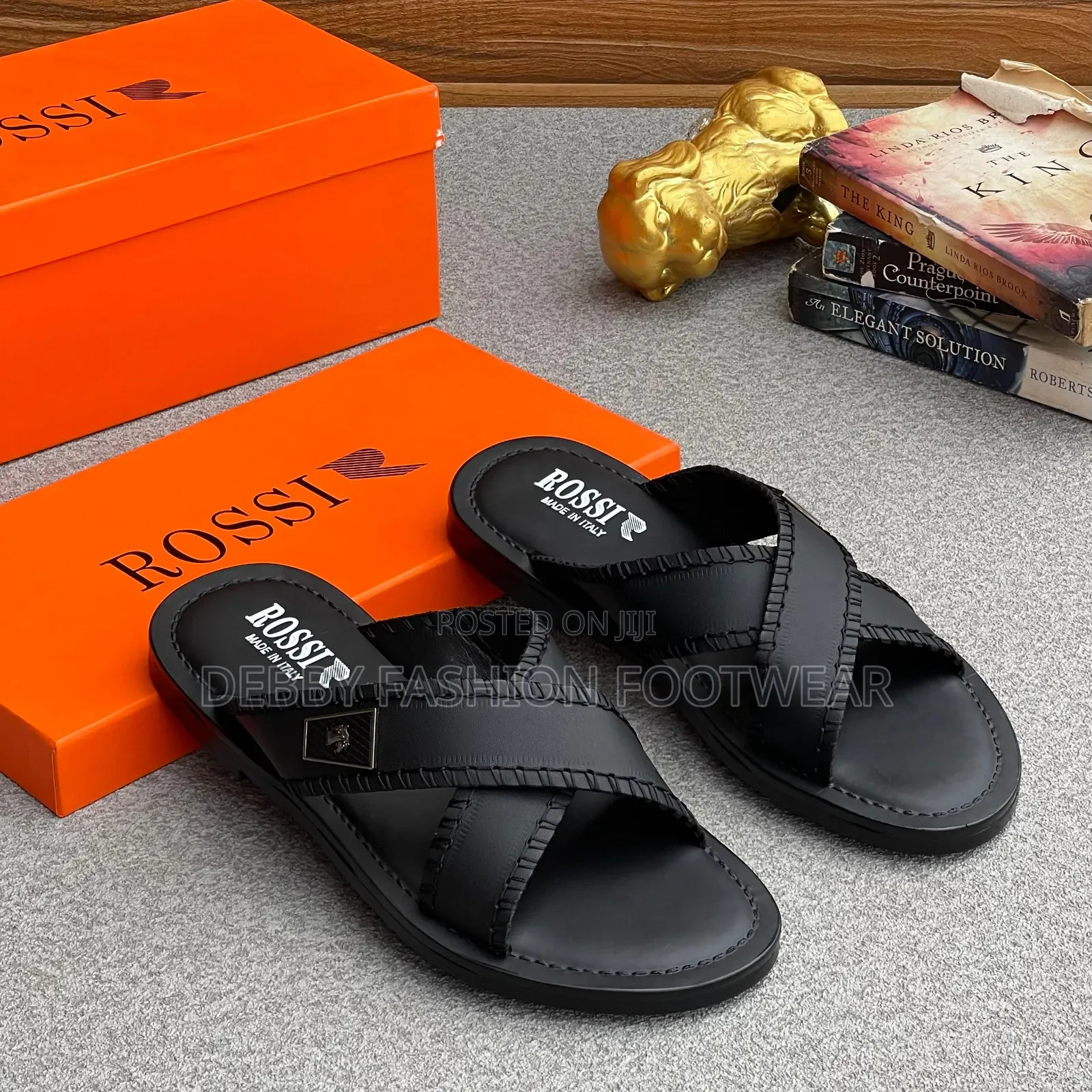 Rossi Premium Men’S Slippers, Crafted for Comfort and Style,