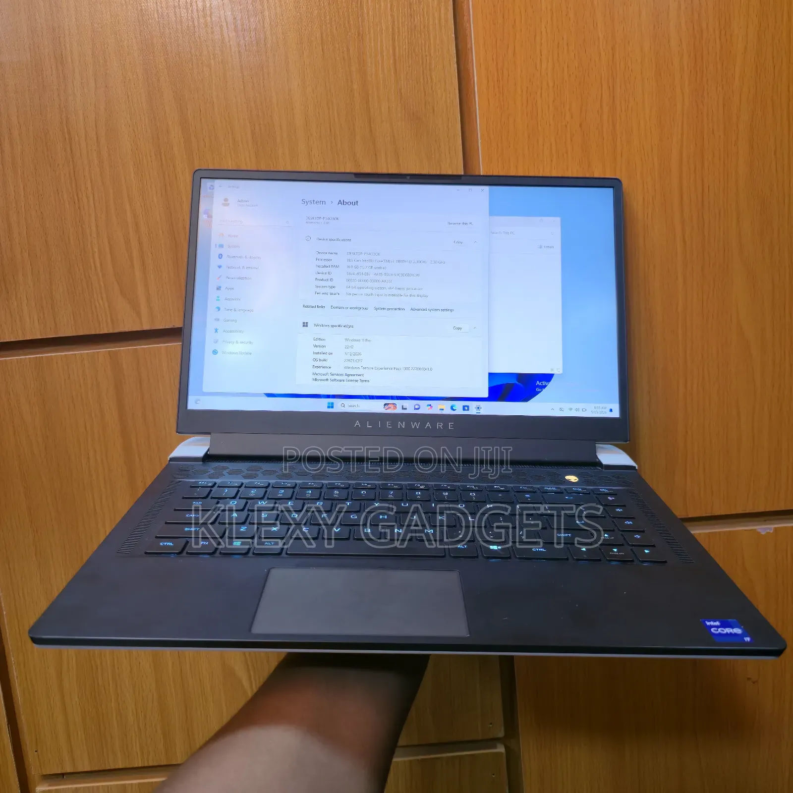 Laptop Alienware X15 R1 16GB Intel Core i7 SSD 1T