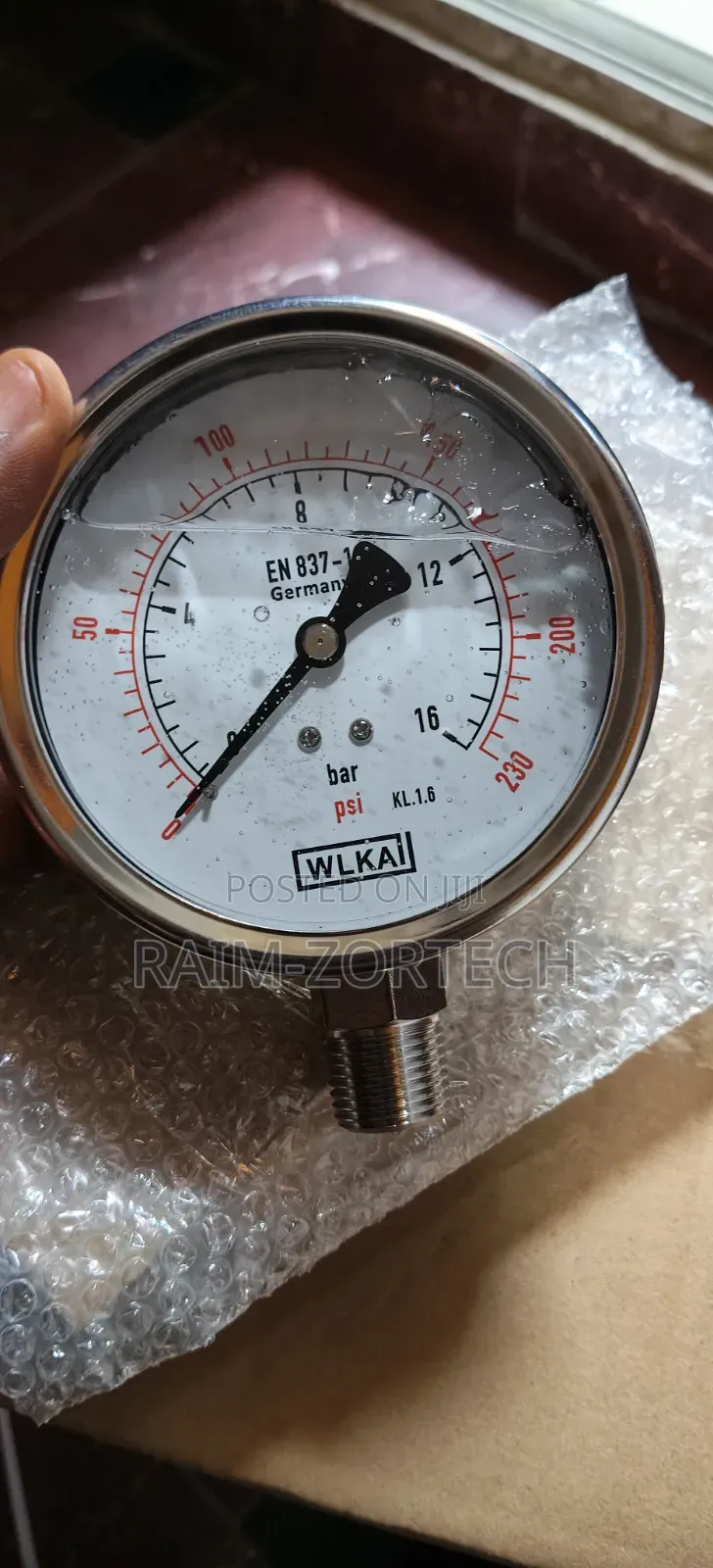 Pressure Gauge Oil Filled,10bar,16 Bar, 25bar, 60bar, 120bar