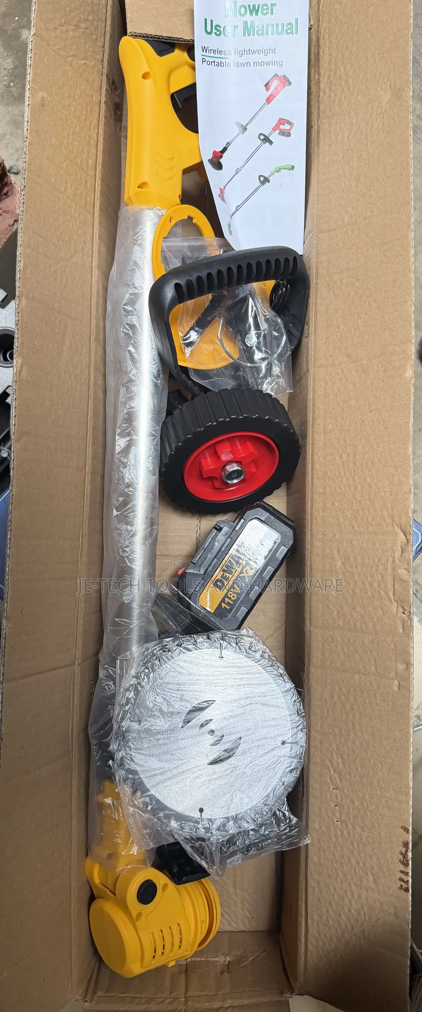 Cordless Lawn Mowers With Tyre