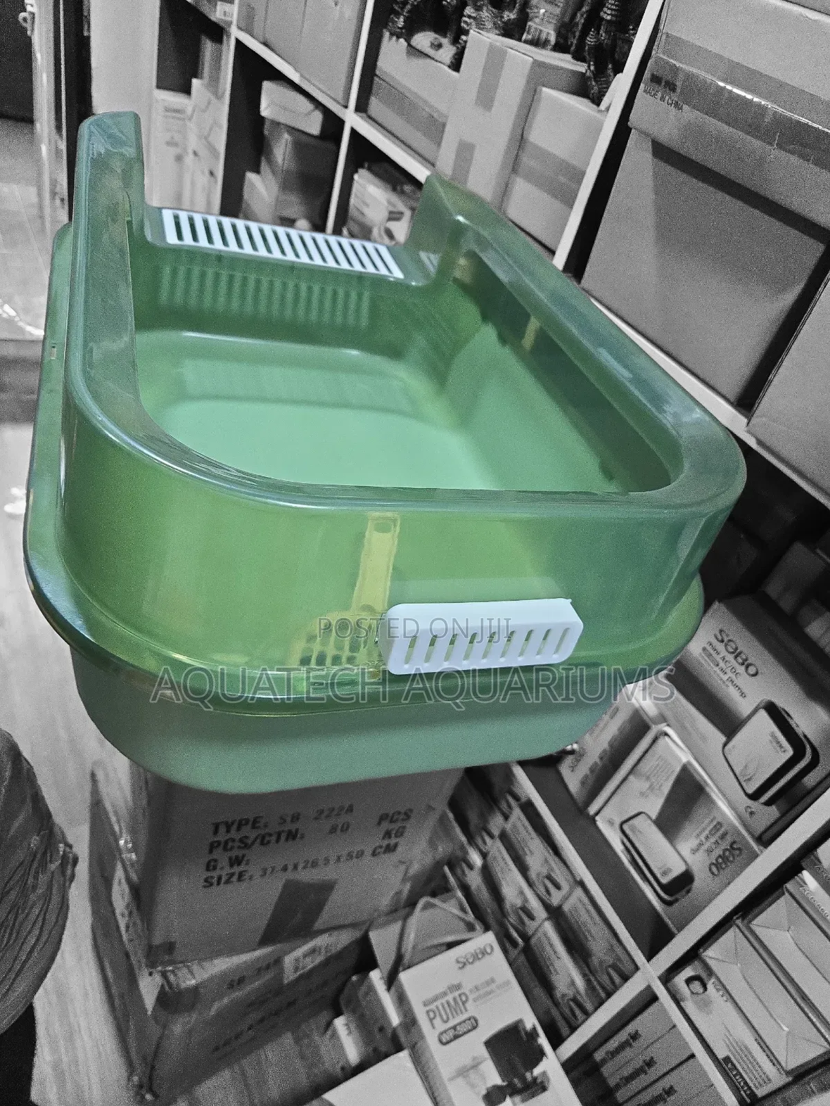 Semi Cover Cat Liter Tray Xl