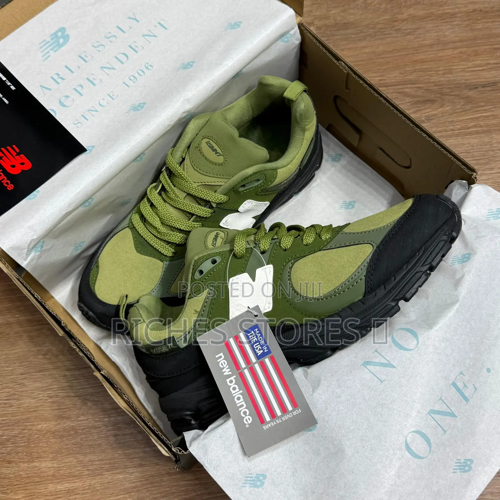 New Balance the Moss Green Sneakers
