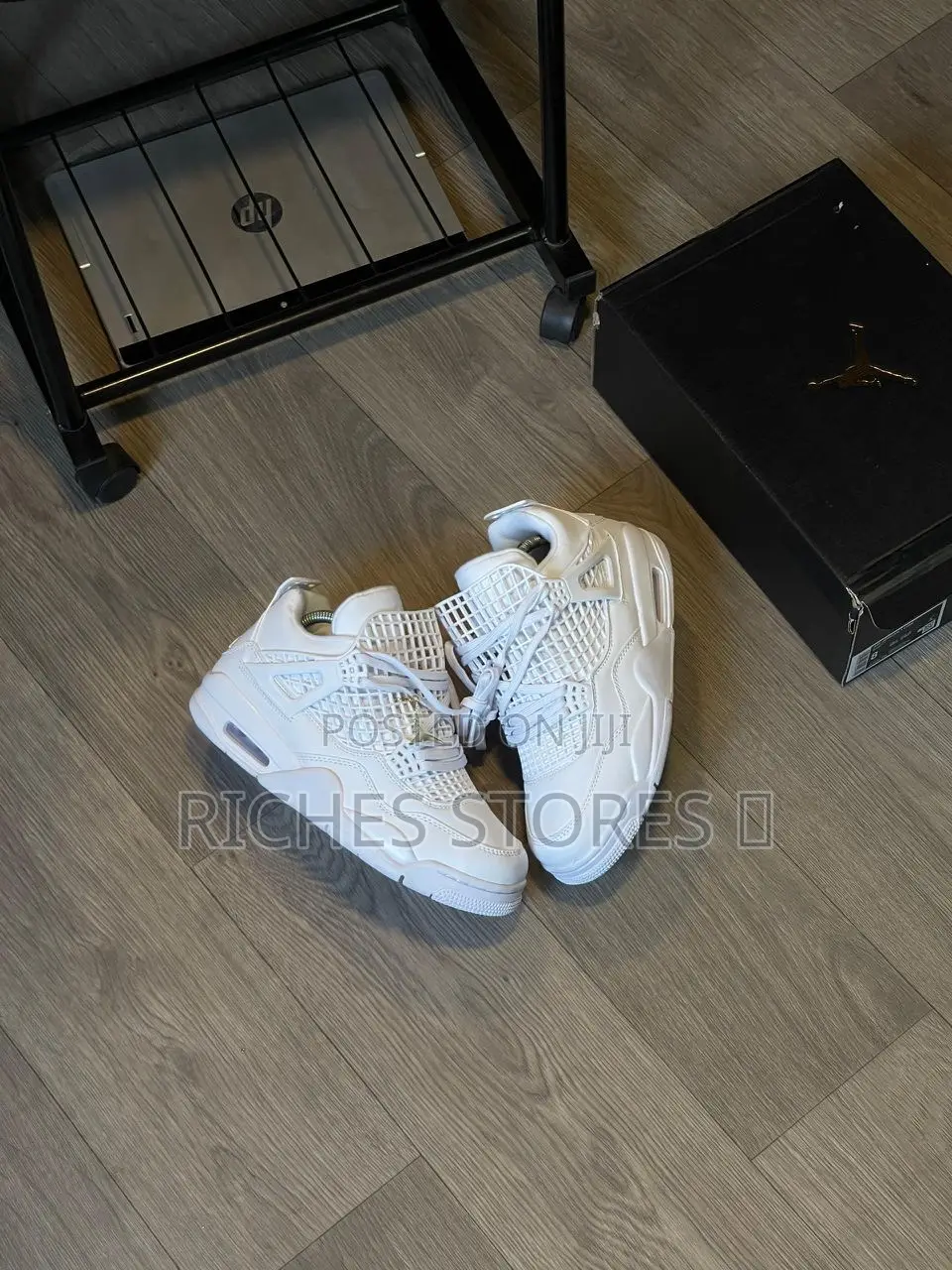 Nike Air Jordan 4 Retro "Net" in White