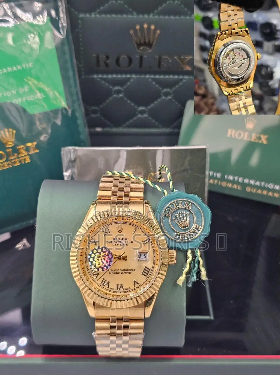 Top Quality Nontarnish Rolex Chain Watch