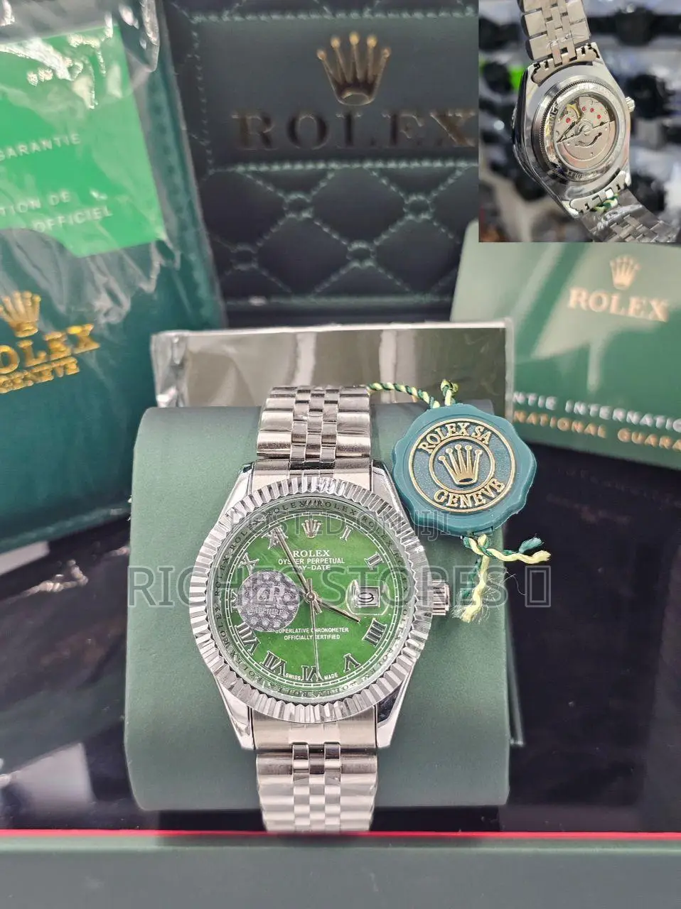Top Quality Nontarnish Rolex Chain Watch
