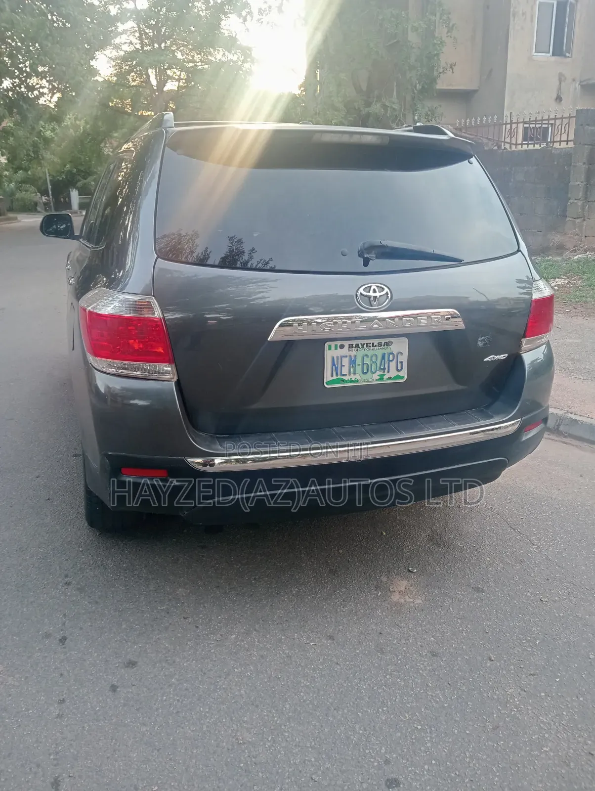 Toyota Highlander 3.5L 2WD 2013 Green