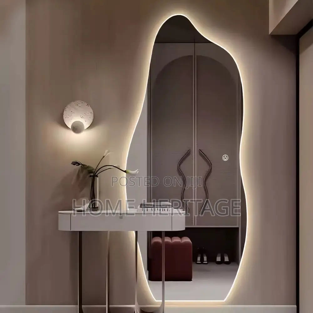 Luxury Long Shapeless 3-Light Led Mirror