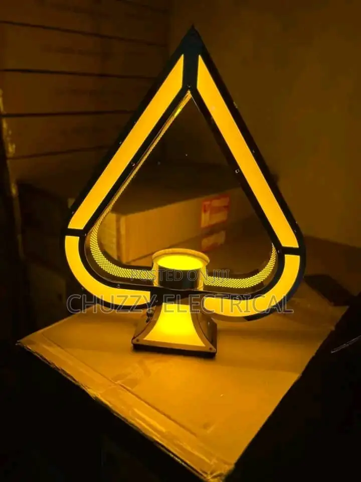 Ace of Spades Led Decorative Table Lamp