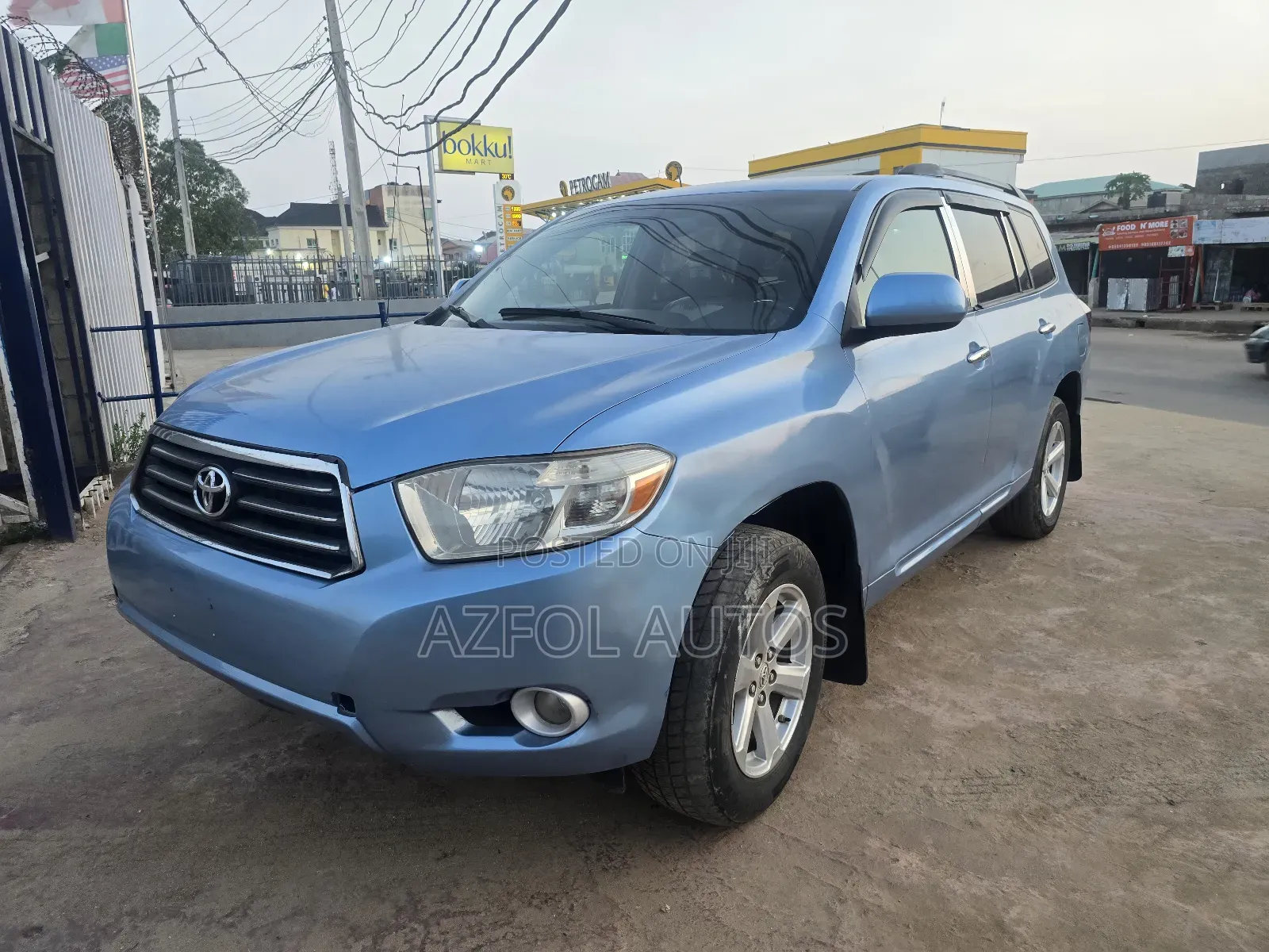 Toyota Highlander 4x4 2008 Blue